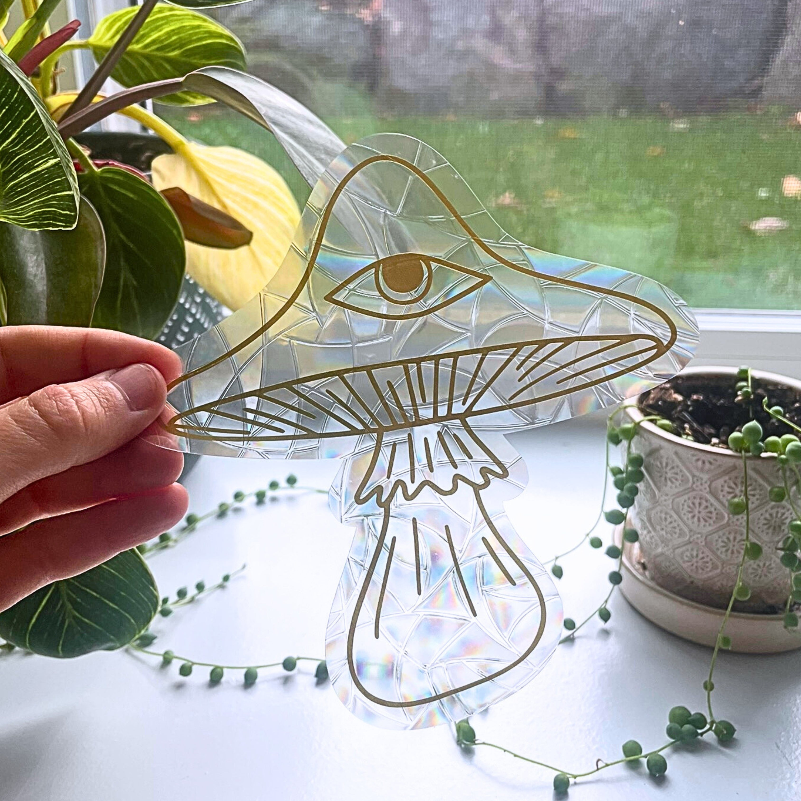 Third Eye Mushroom Suncatcher
