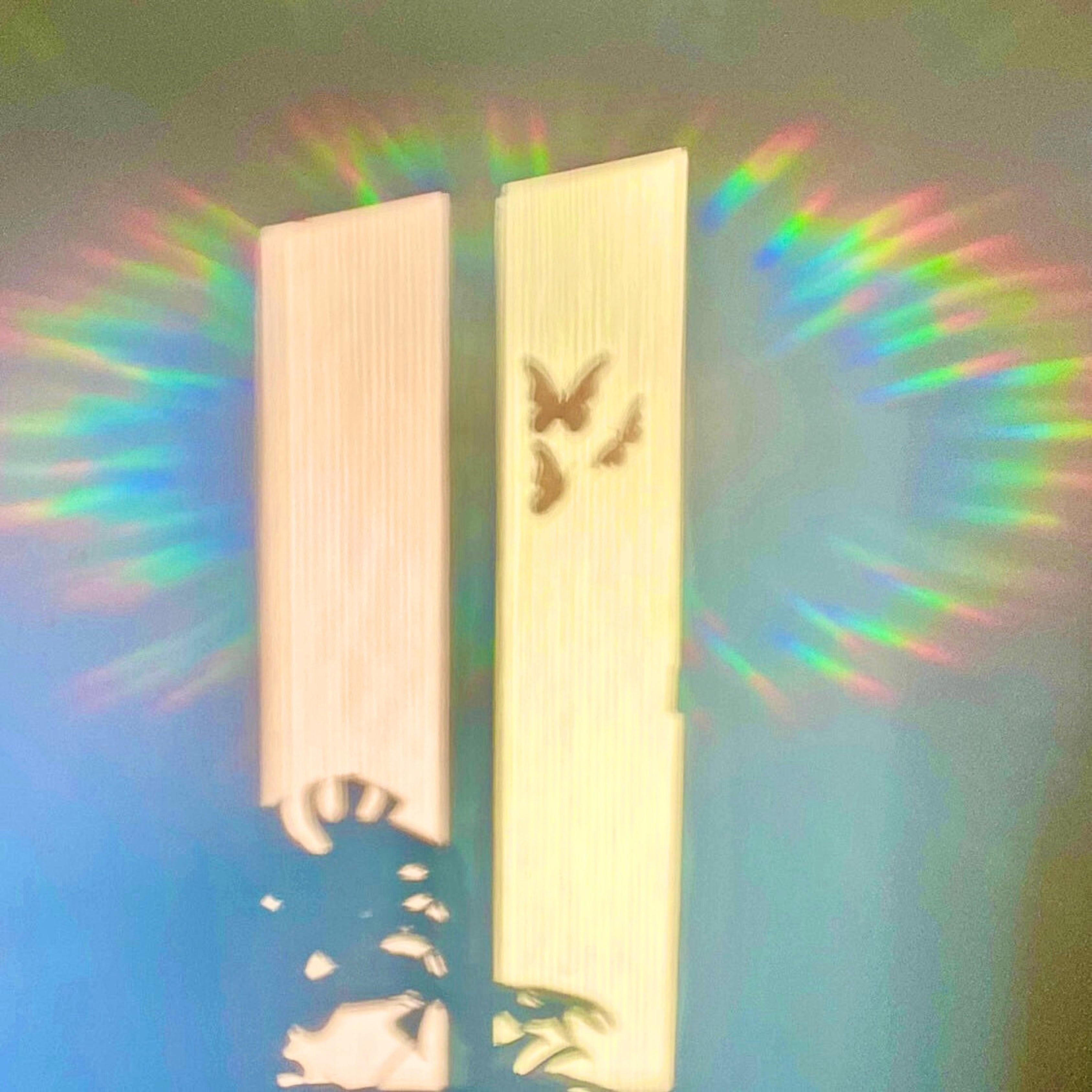 Celestial Moth Suncatcher Sticker