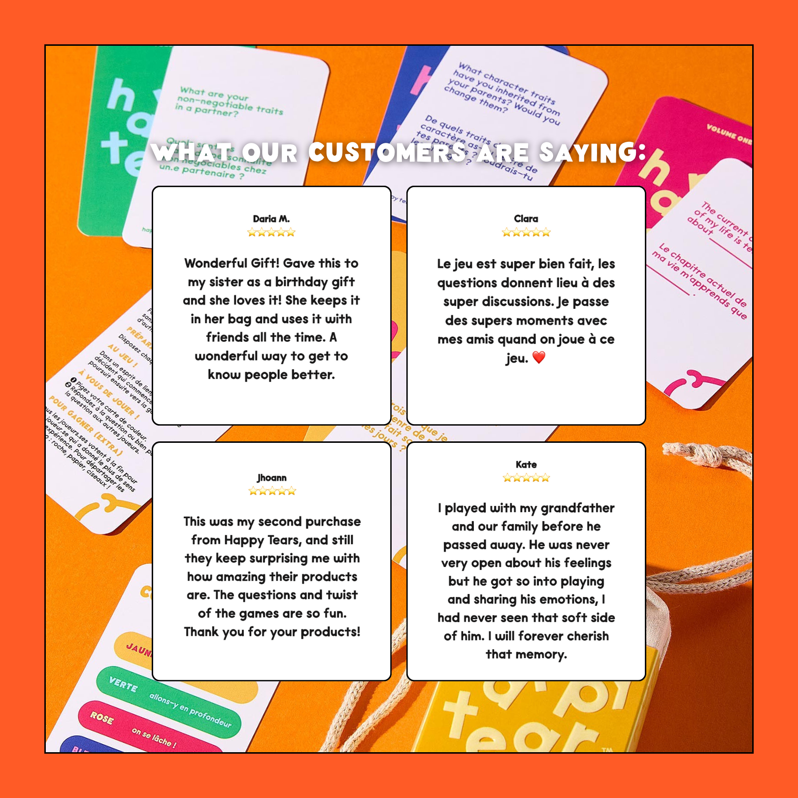 Bilingual Conversation Card Game - Big Friendship