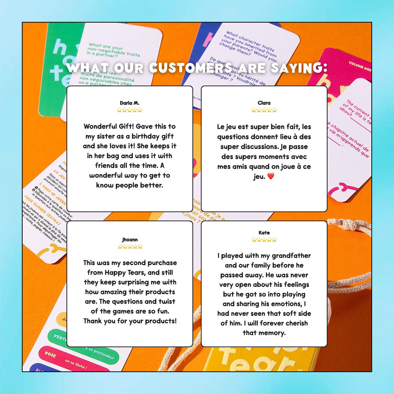 Bilingual Conversation Card Game - Kids Edition