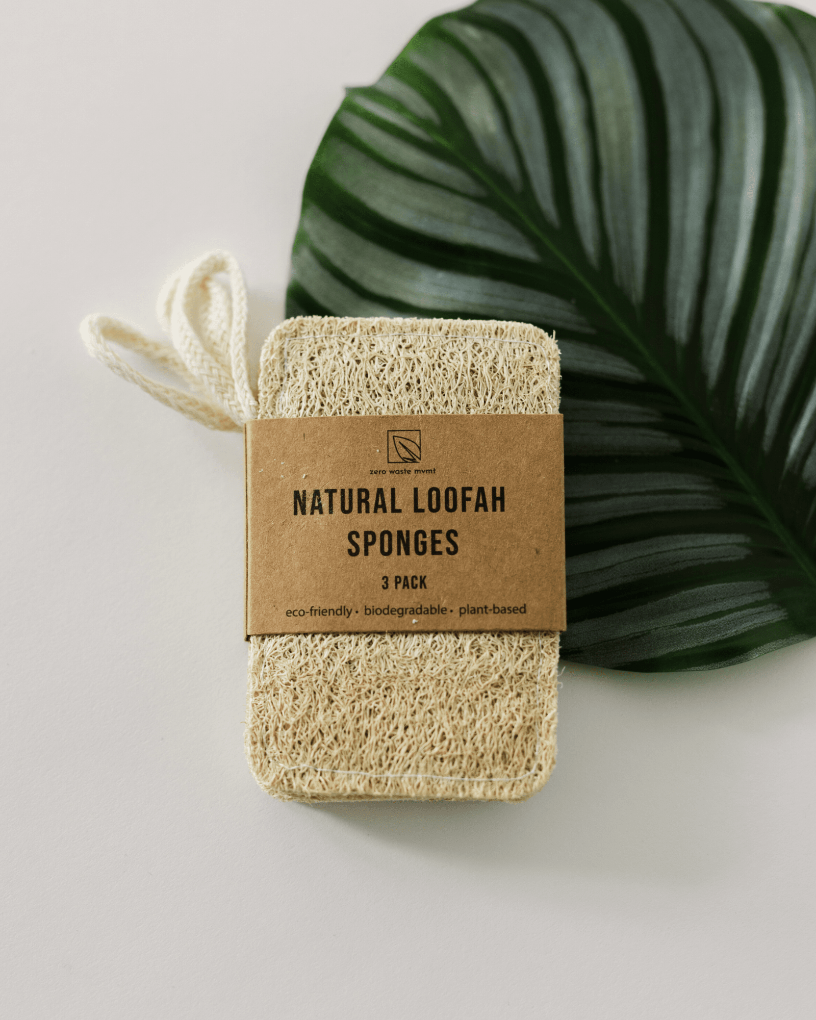 3 Pack Natural Loofah Sponge