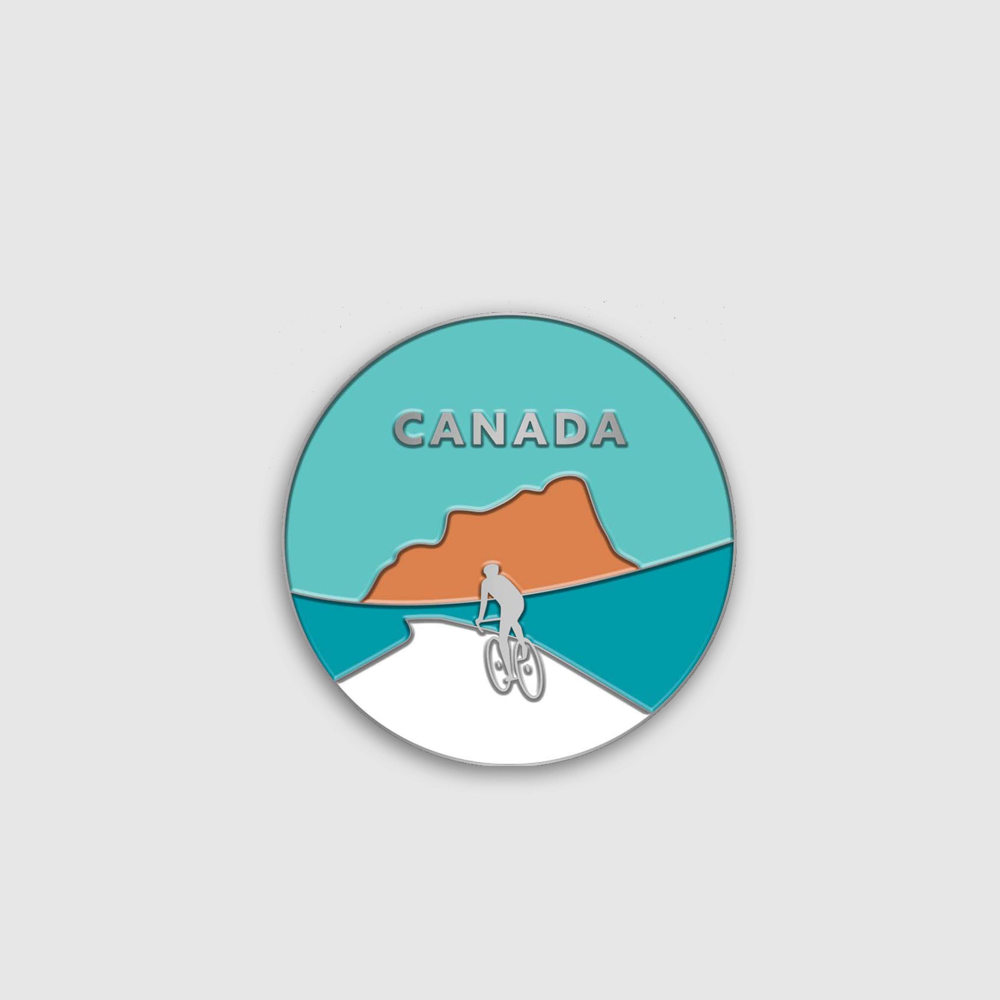 Canada Biker Enamel Pin