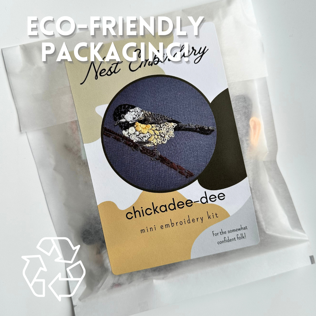 Chickadee-dee Embroidery Kit