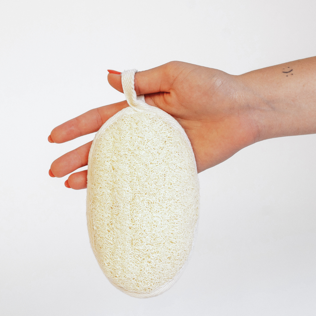 Natural Hemp and Cotton Loofah