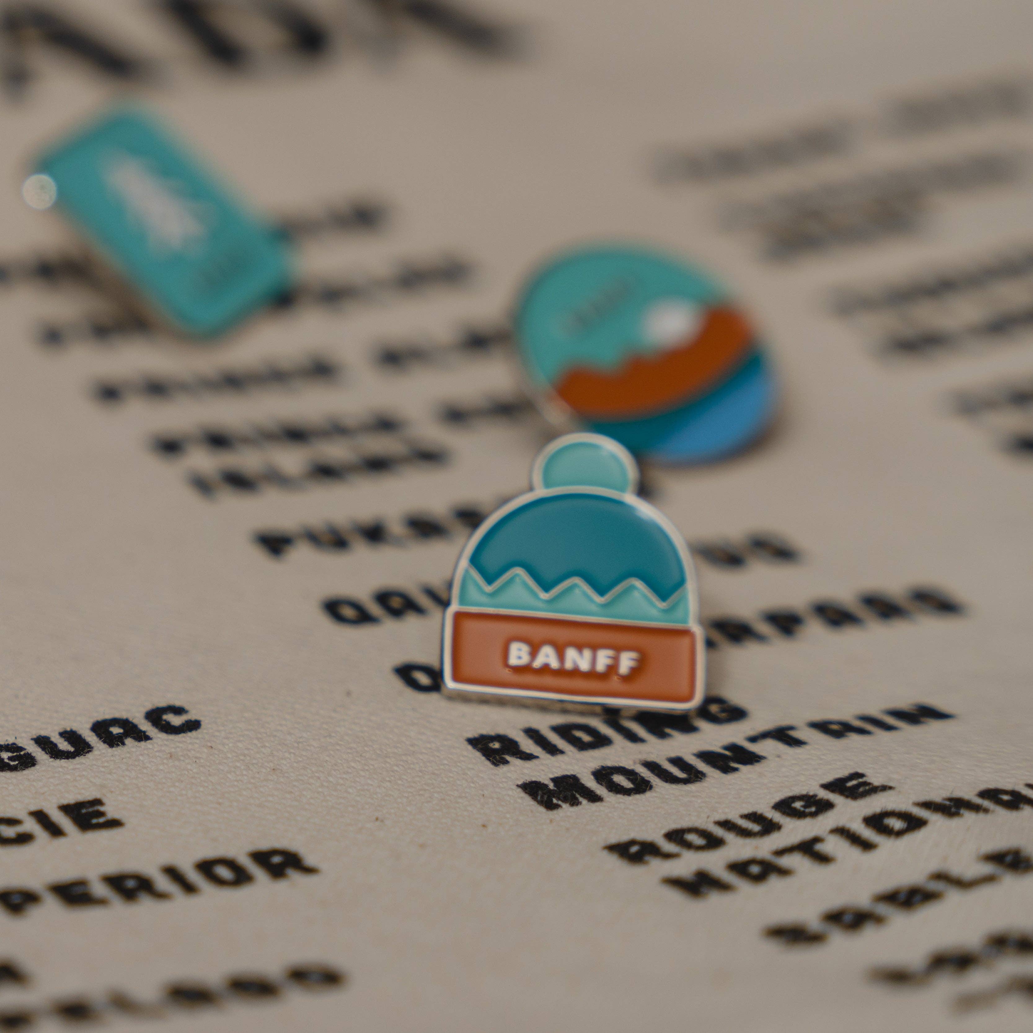 Canada Biker Enamel Pin