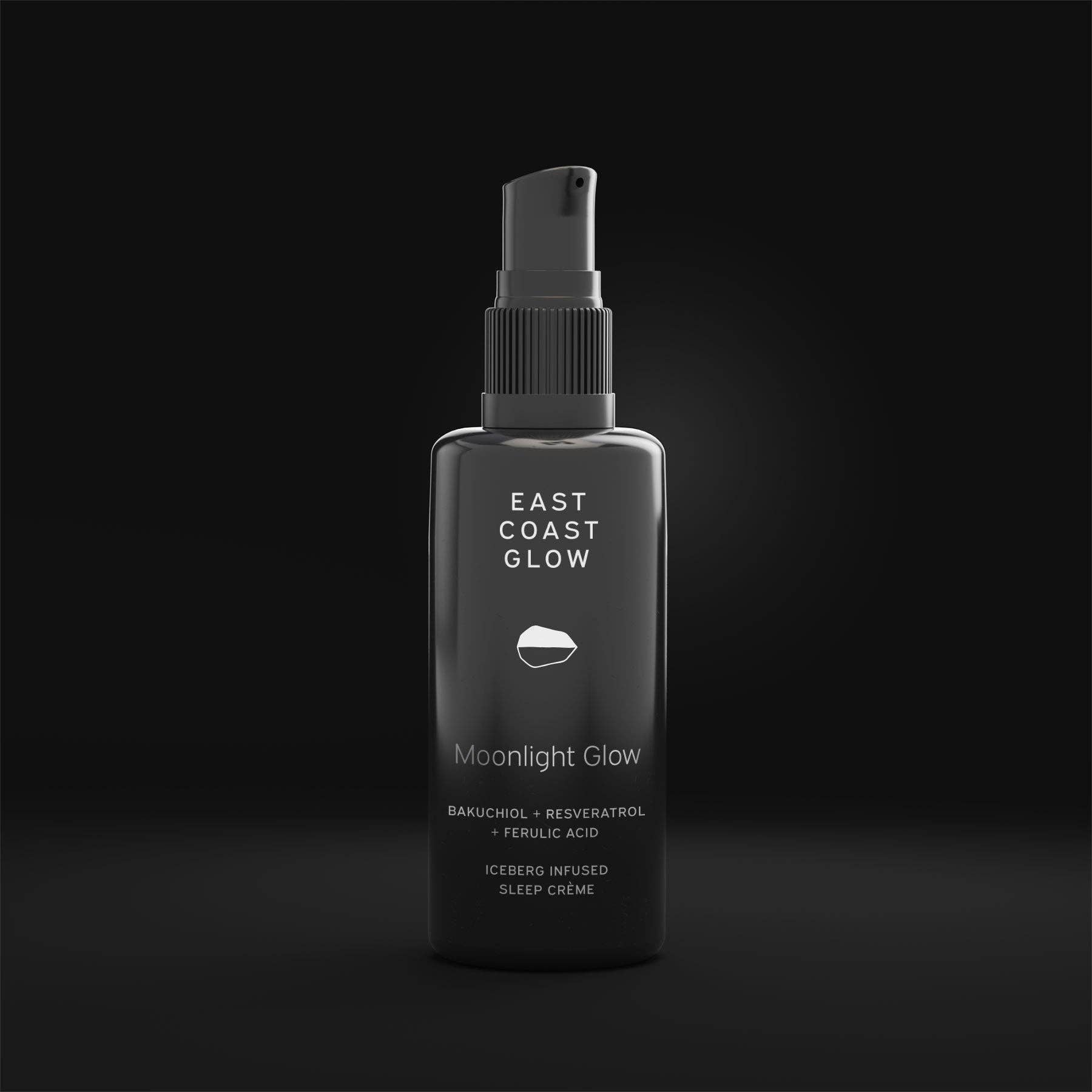Moonlight Glow Iceberg Infused Sleep Crème | Bakuchiol + Resveratrol + Ferulic Acid