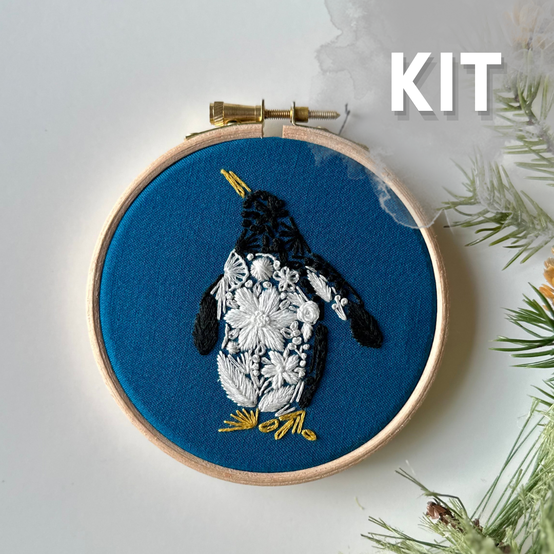 Penguin Pal Mini Embroidery Kit