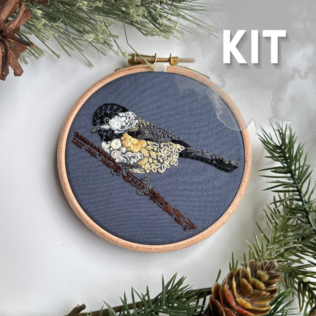 Chickadee-dee Embroidery Kit