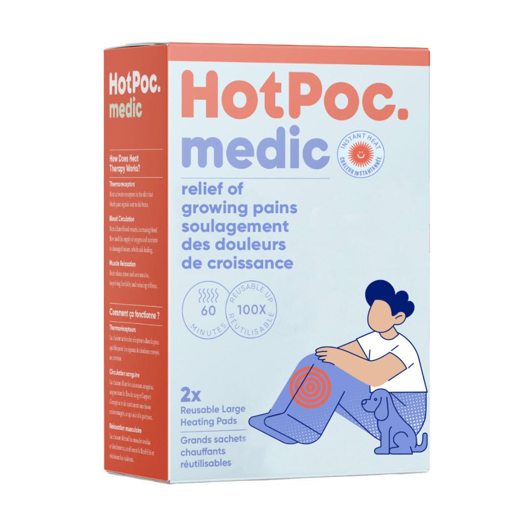HotPoc medic Reusable Heat Pack for Kids — 2-Pack with Pouches