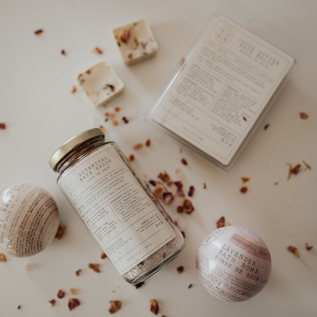 Bath Lover's Bundle: Bath Melt + Bath Salt + 2 Bath Bombs