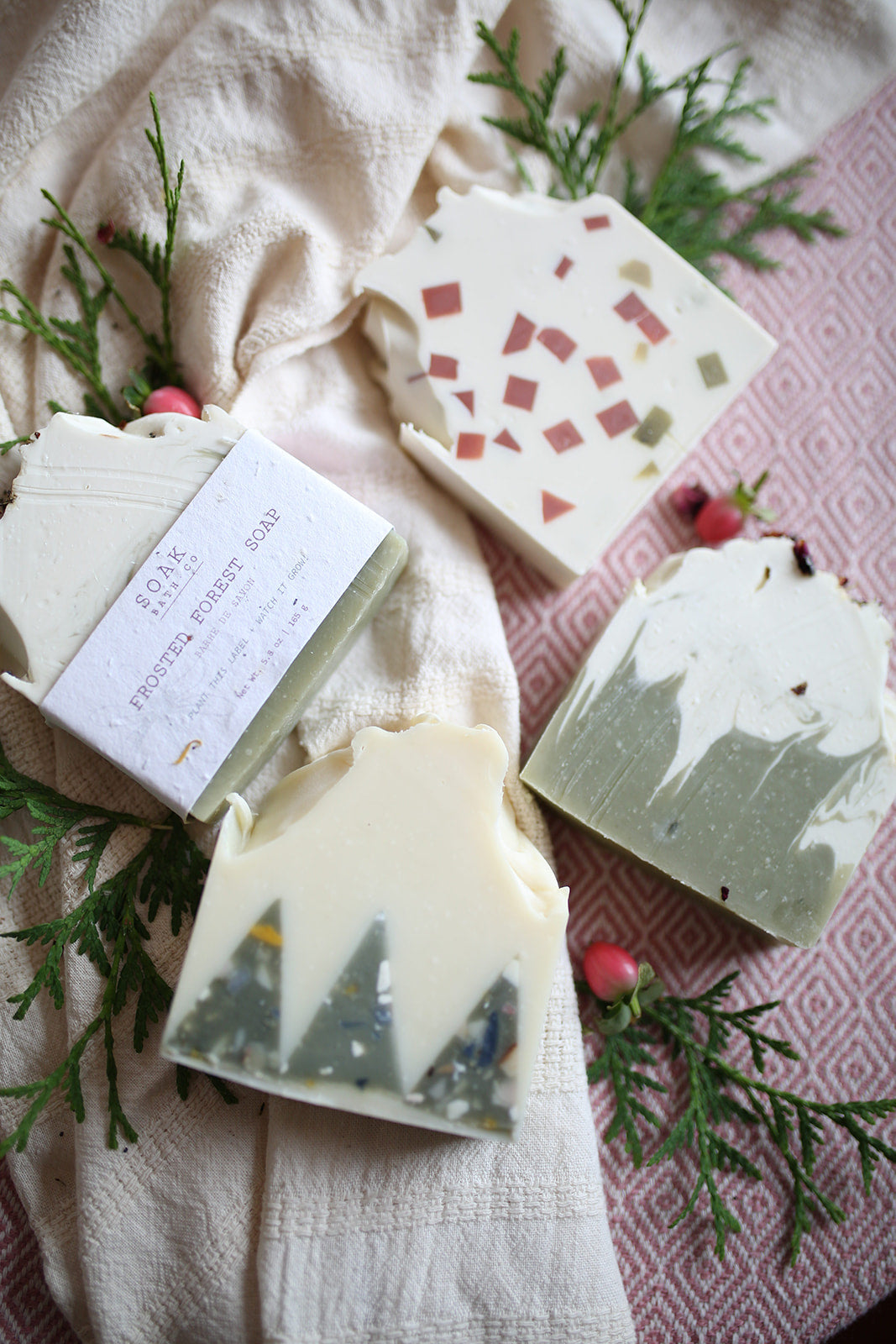 Frosted Forest Soap Bar