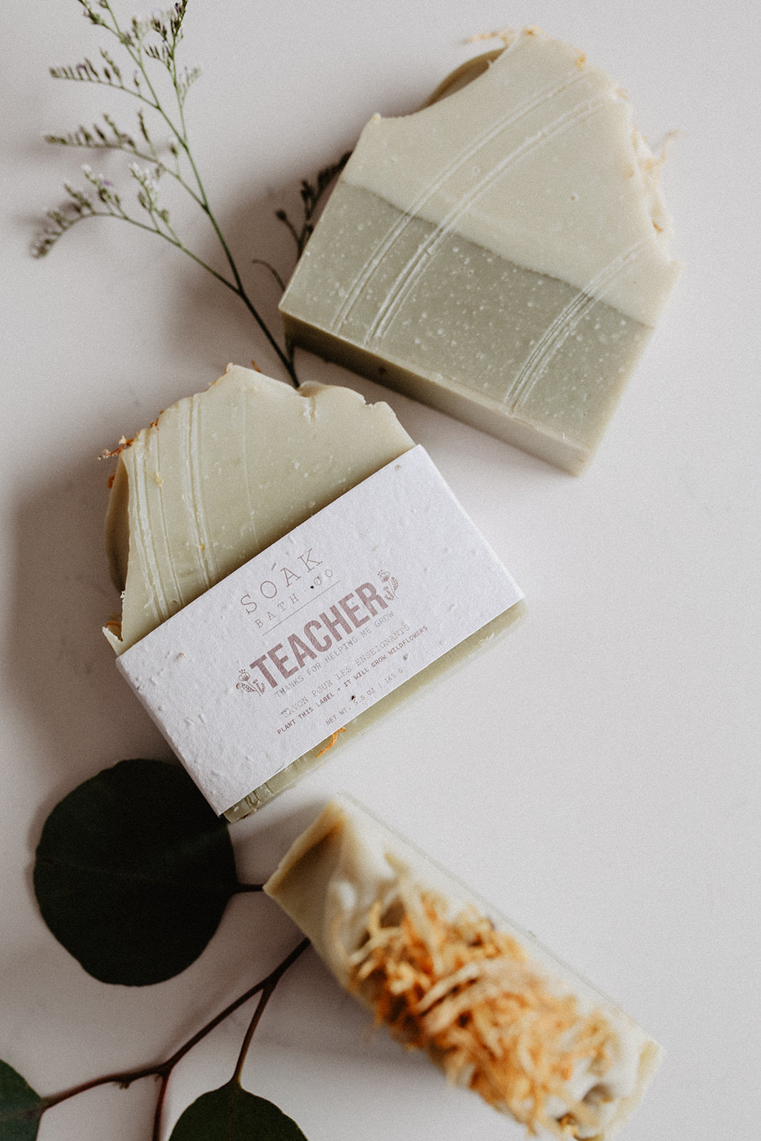 Teacher Soap Bar: Thanks for Helping Me Grow