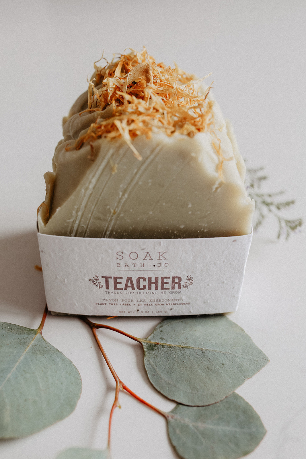 Teacher Soap Bar: Thanks for Helping Me Grow