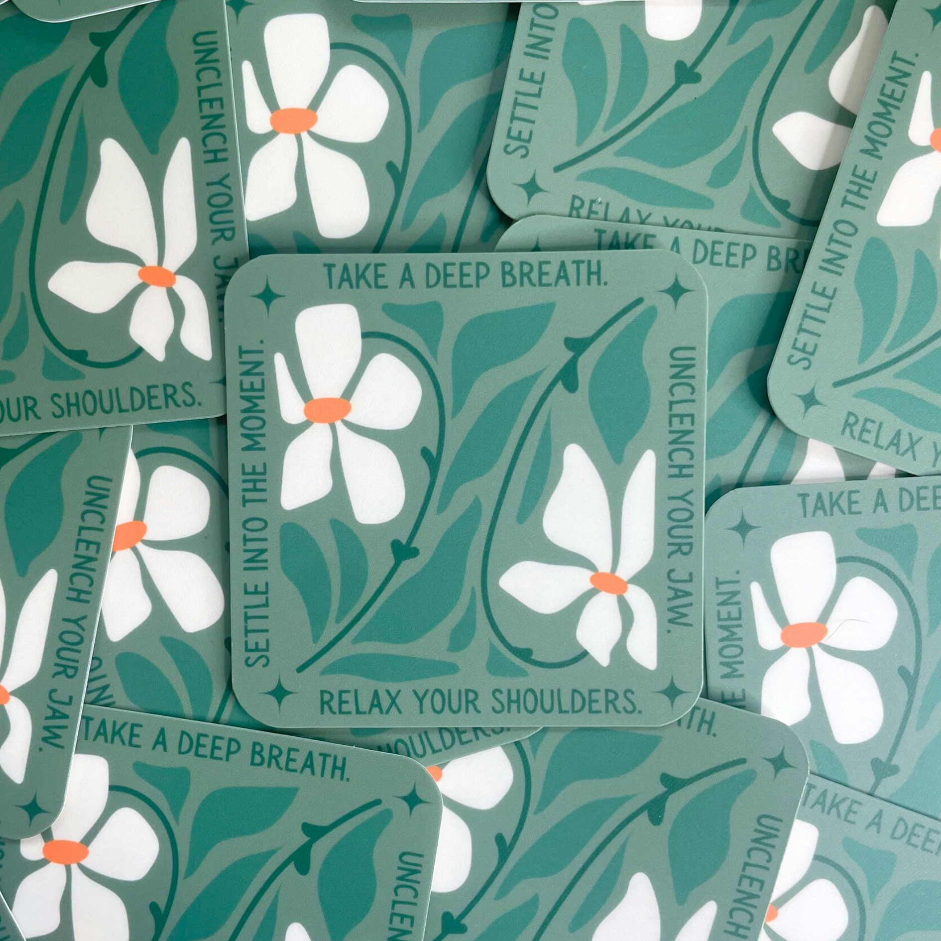 Take a Deep Breath Sticker