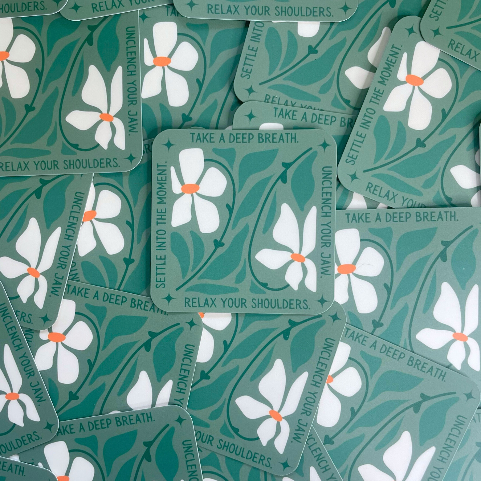 Take a Deep Breath Sticker