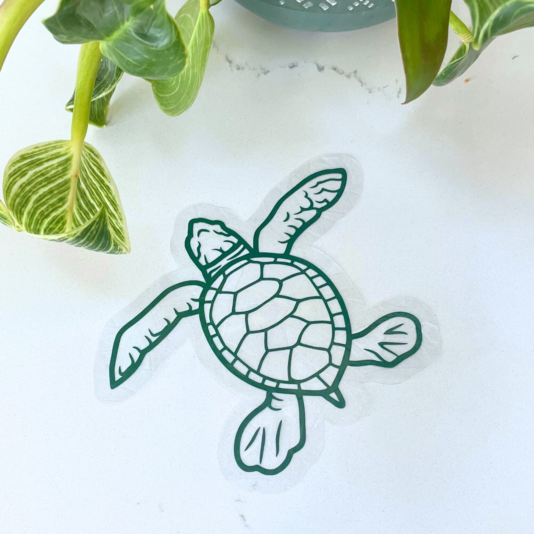 Turtle Suncatcher Sticker