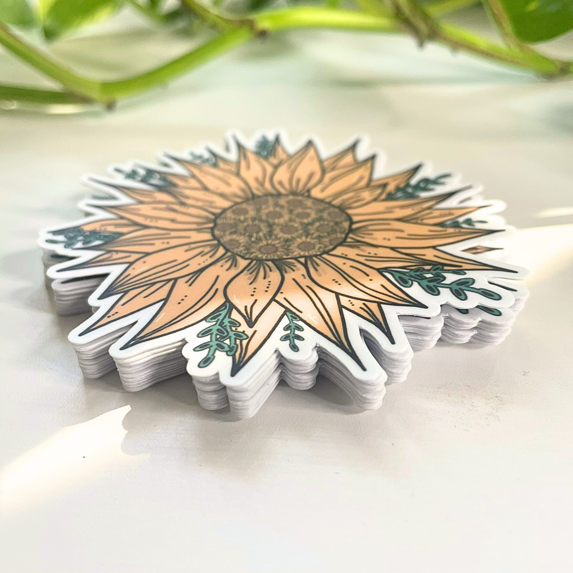 Bohemian Sunflower Sticker