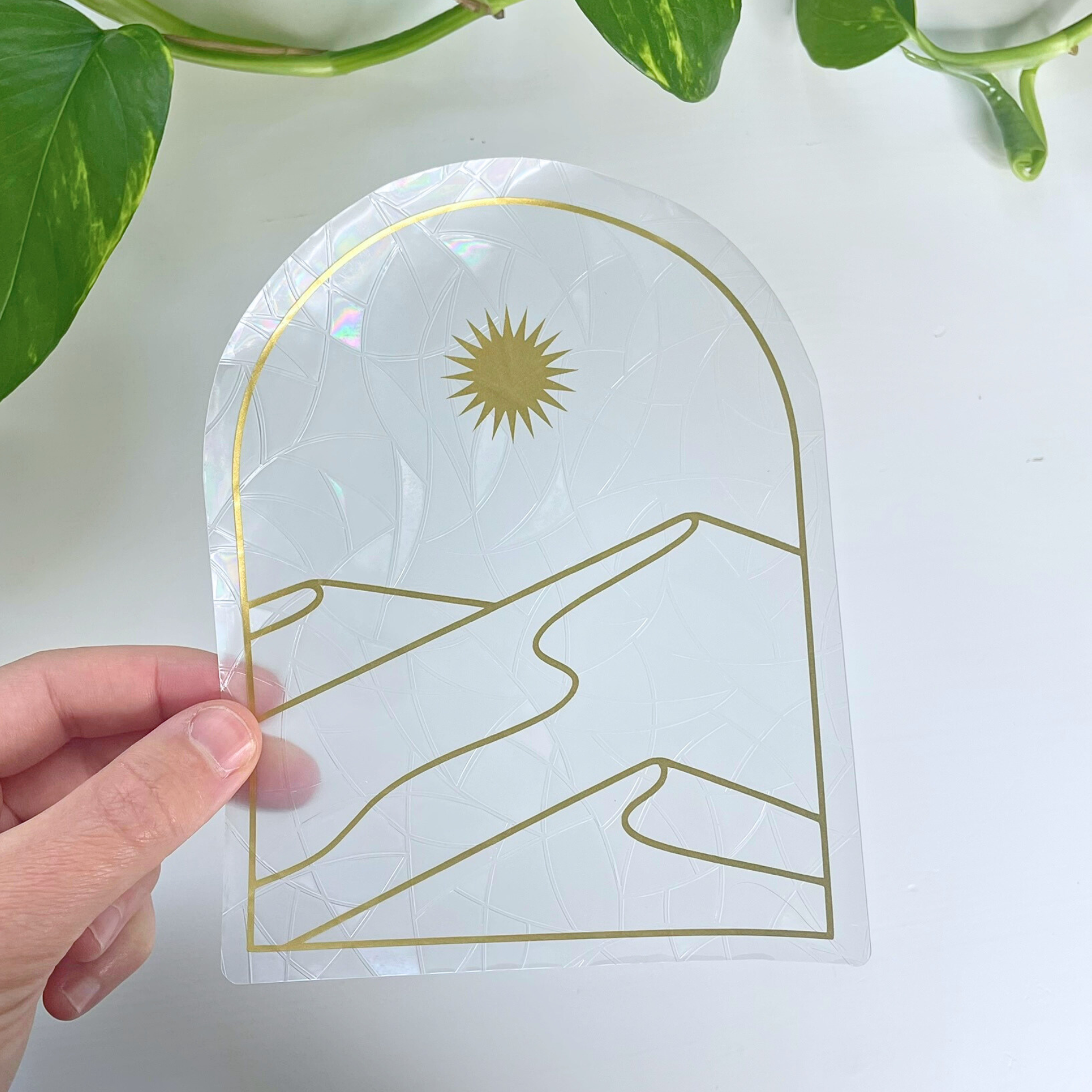 Mountain Sunset Suncatcher