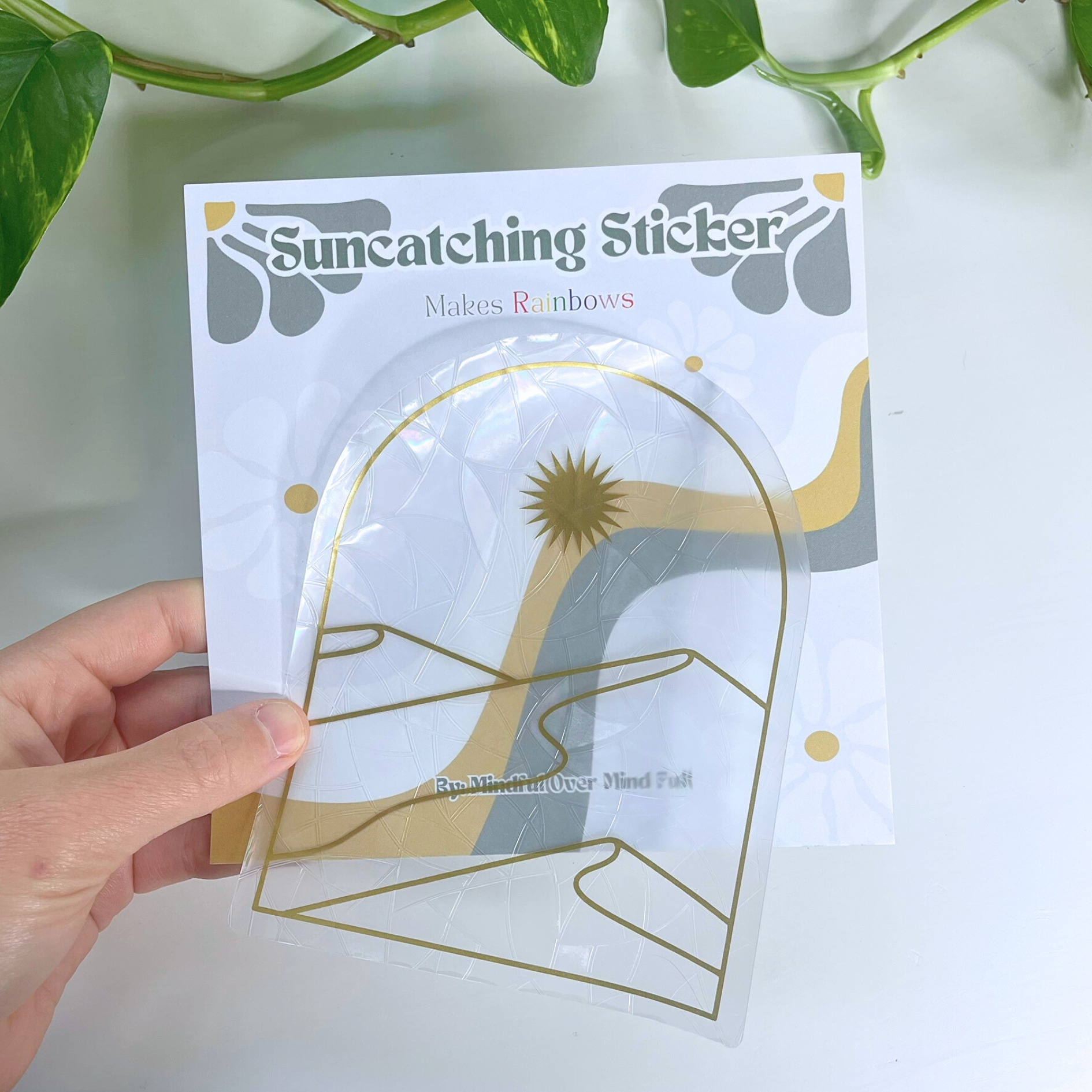 Mountain Sunset Suncatcher