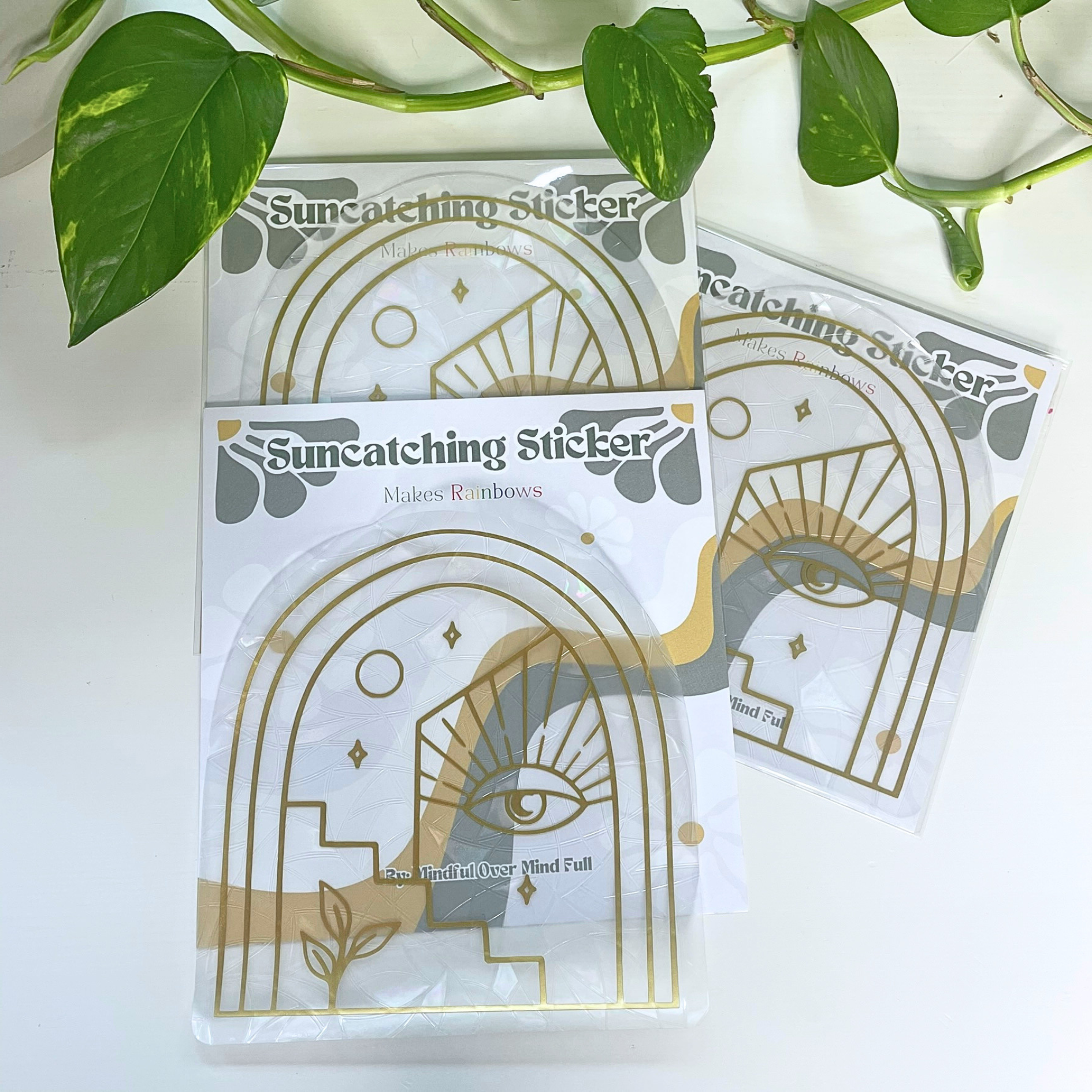 Bohemian Artwork Suncatcher Sticker