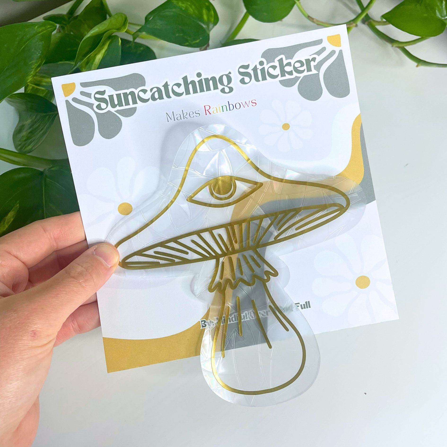 Third Eye Mushroom Suncatcher