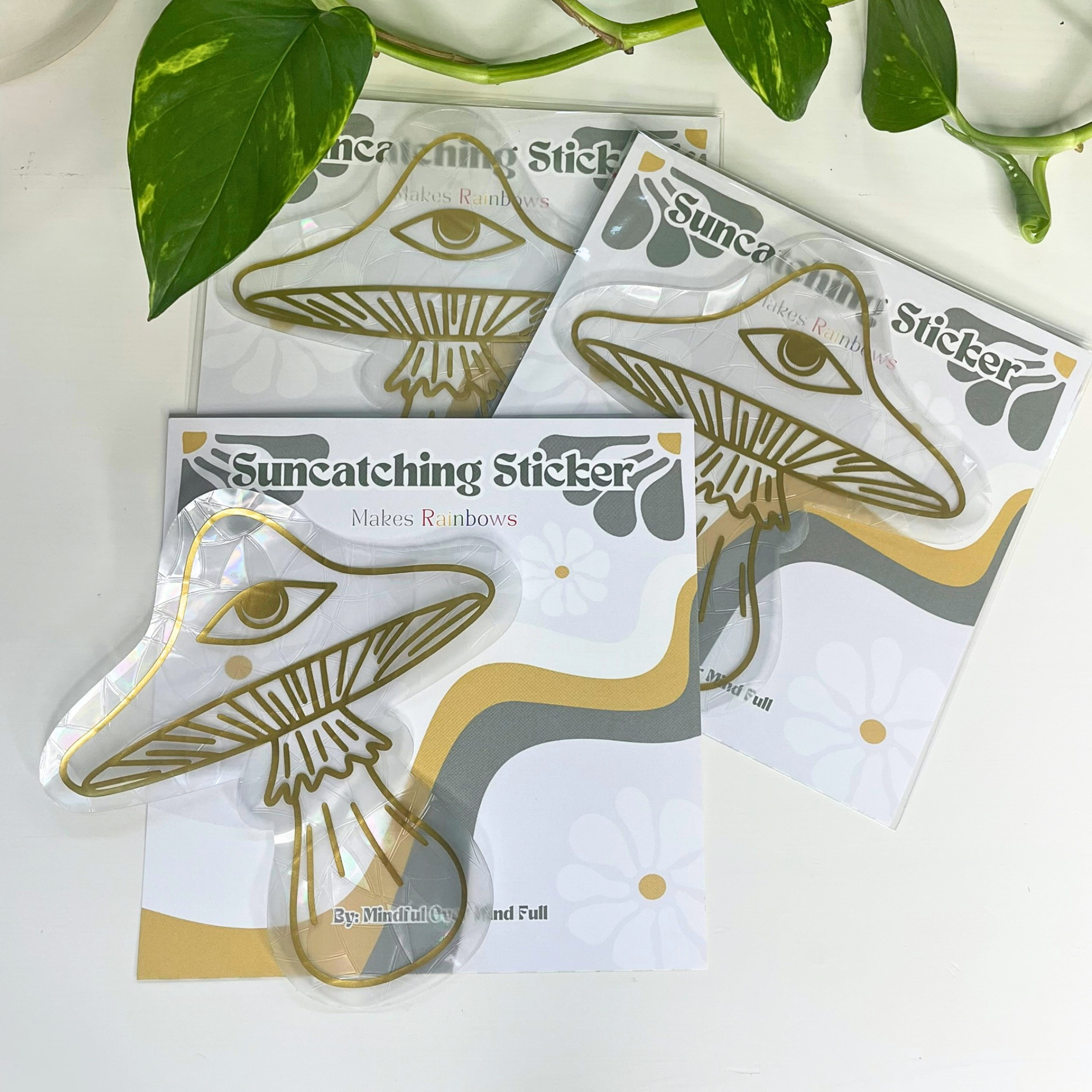 Third Eye Mushroom Suncatcher