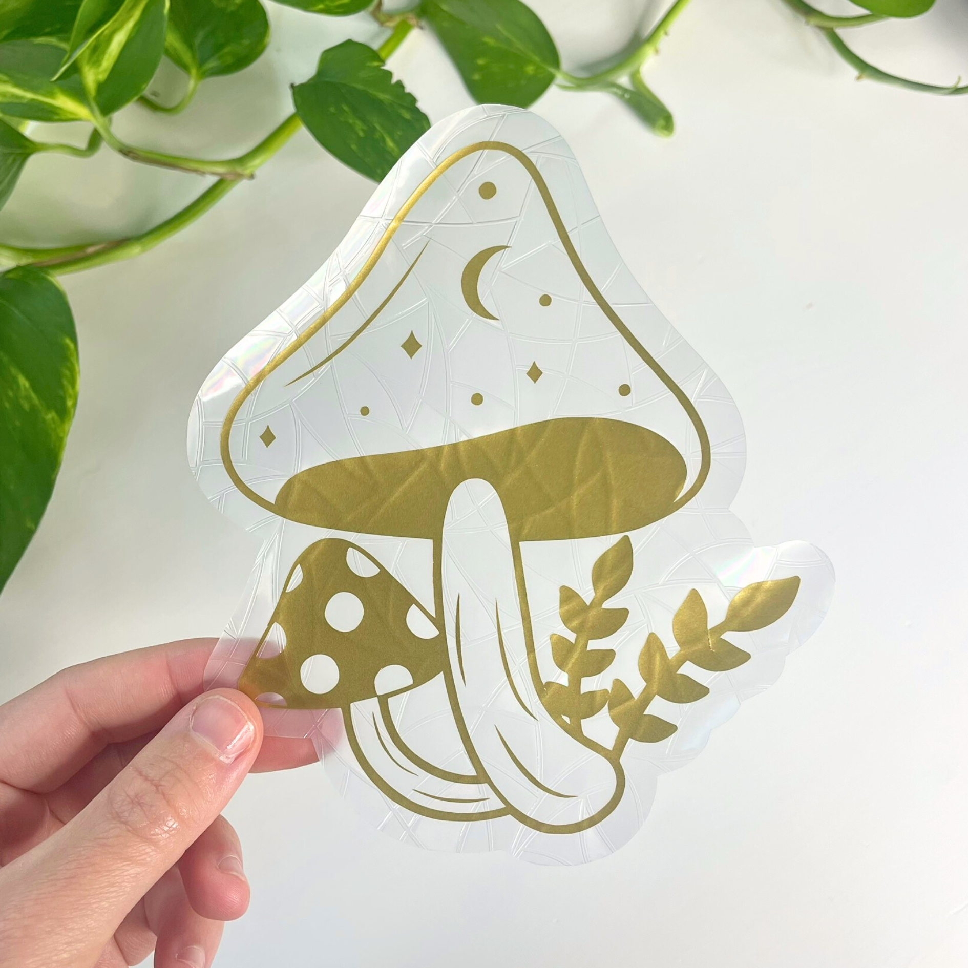 Celestial Mushroom Suncatcher