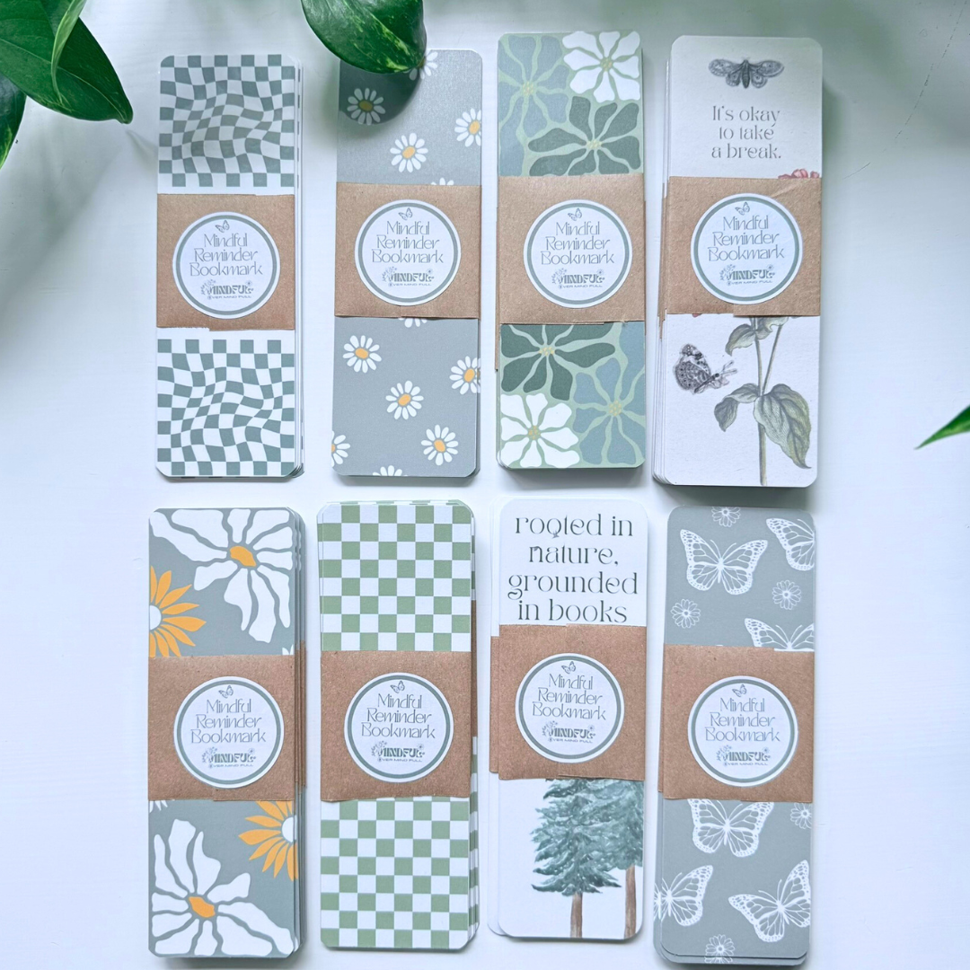 Mindfulness Bookmarks - Double Sided