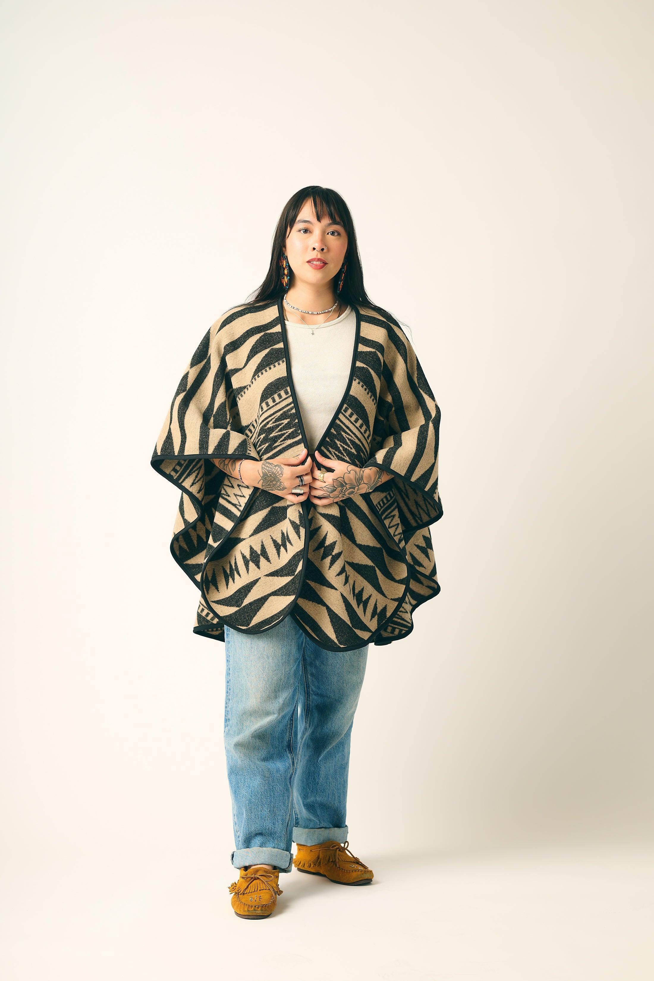 Weaver Indigenous Shawl