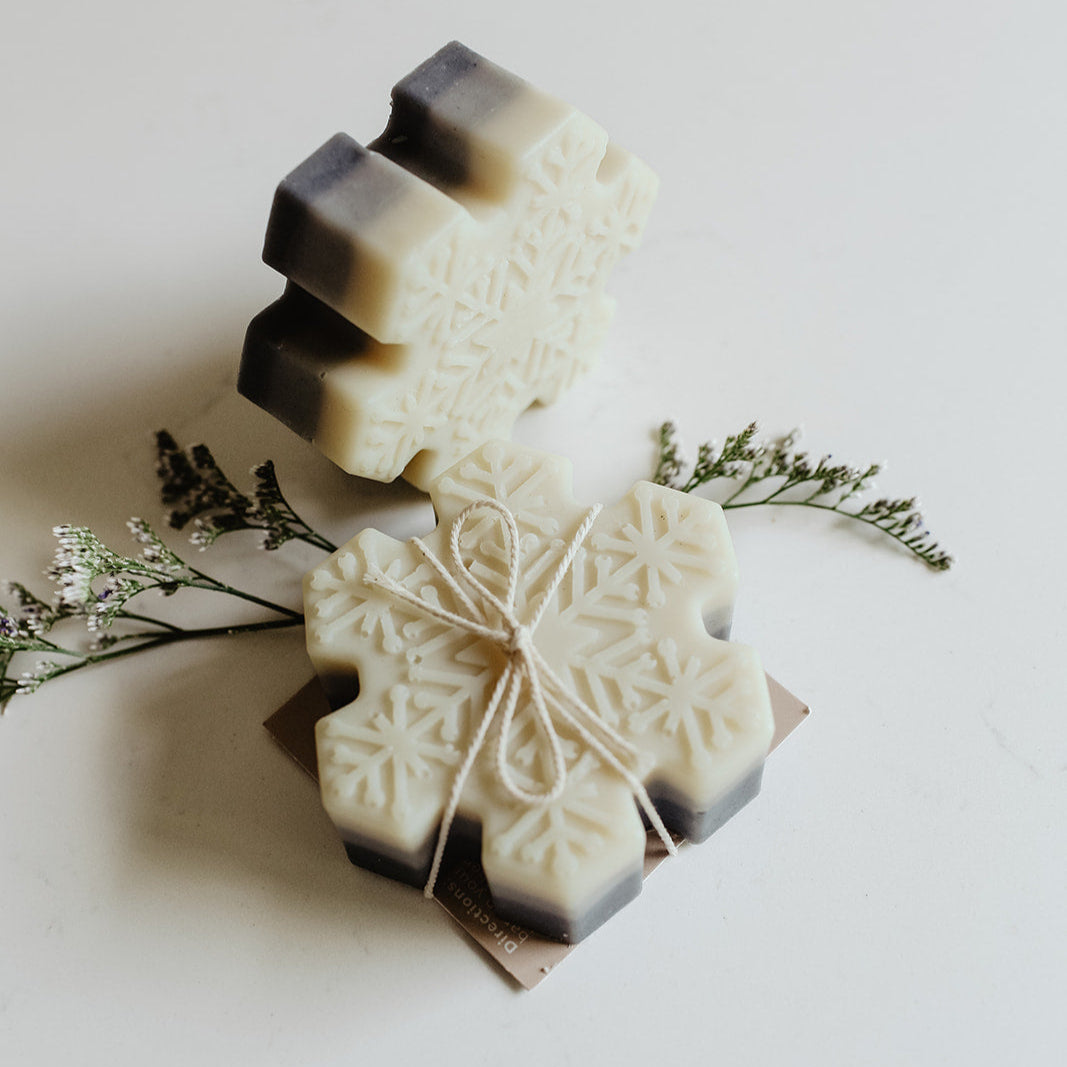 Snowflake Soap Bar: Holiday Collection