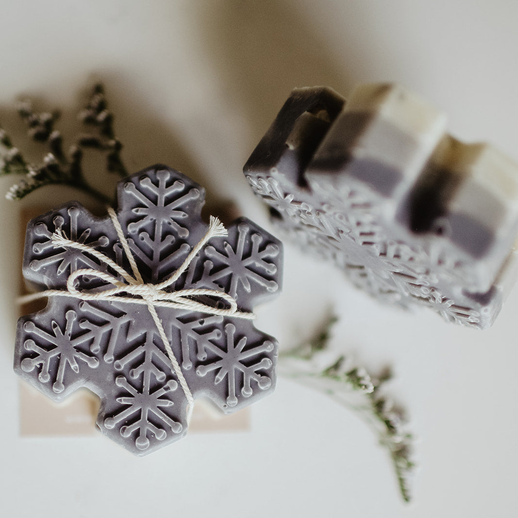 Snowflake Soap Bar: Holiday Collection