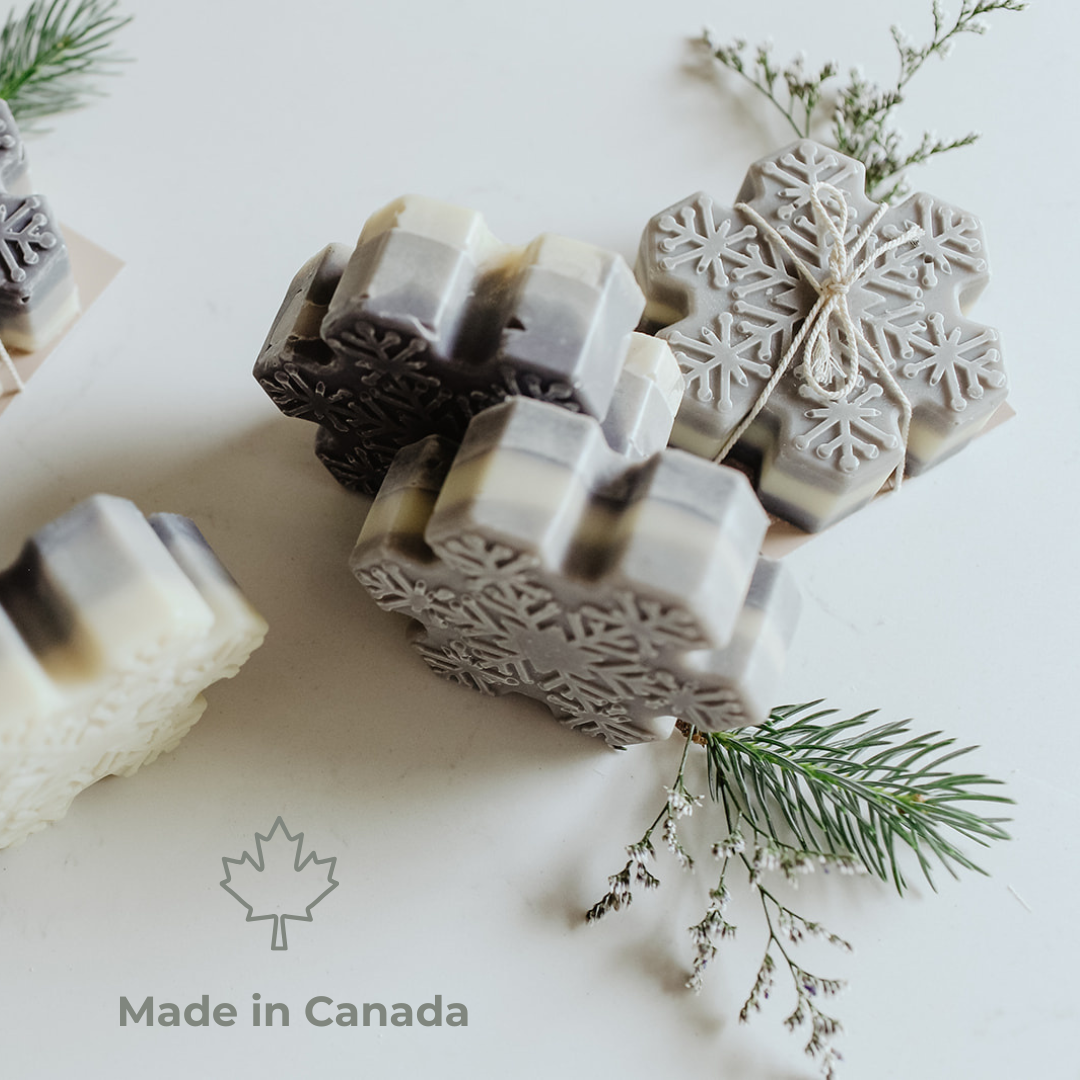 Snowflake Soap Bar: Holiday Collection