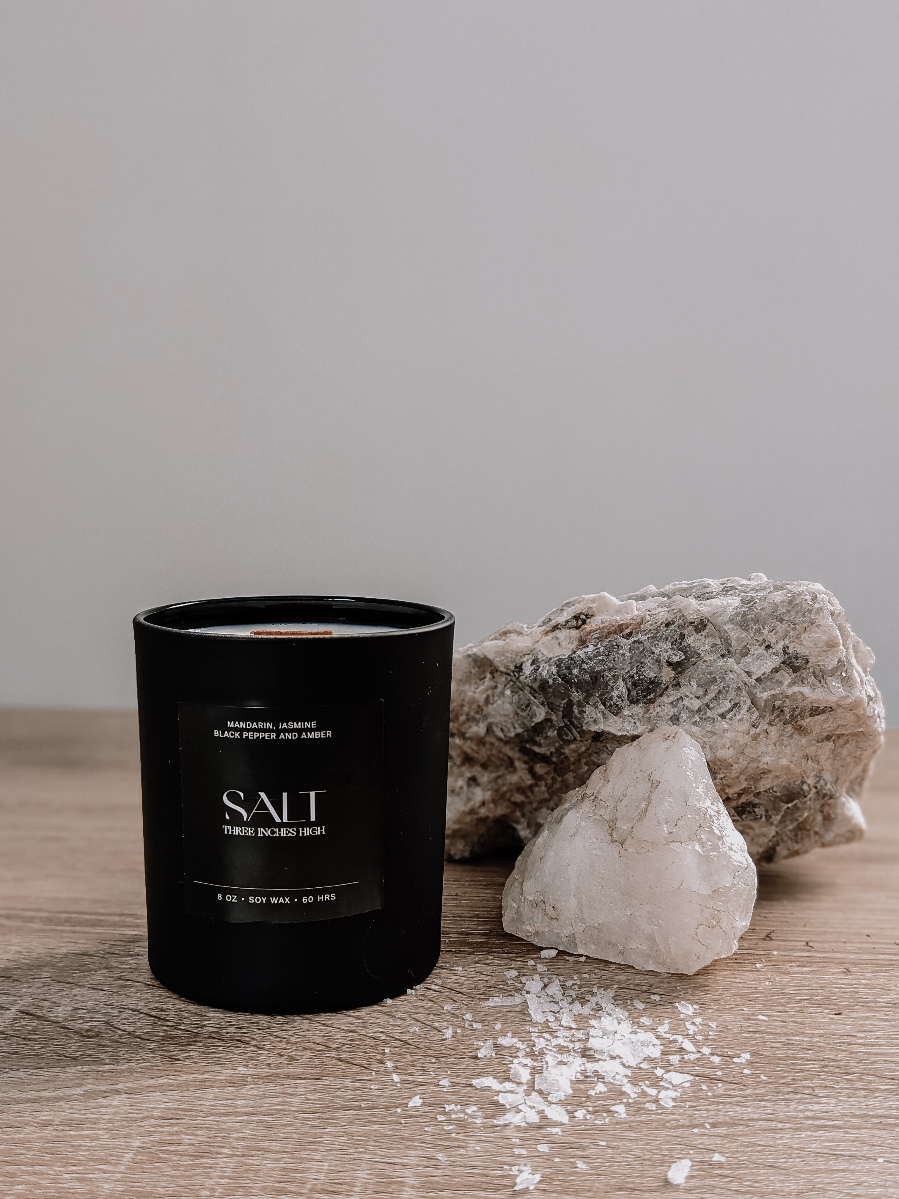 Salt Candle - 8oz Soy Wax