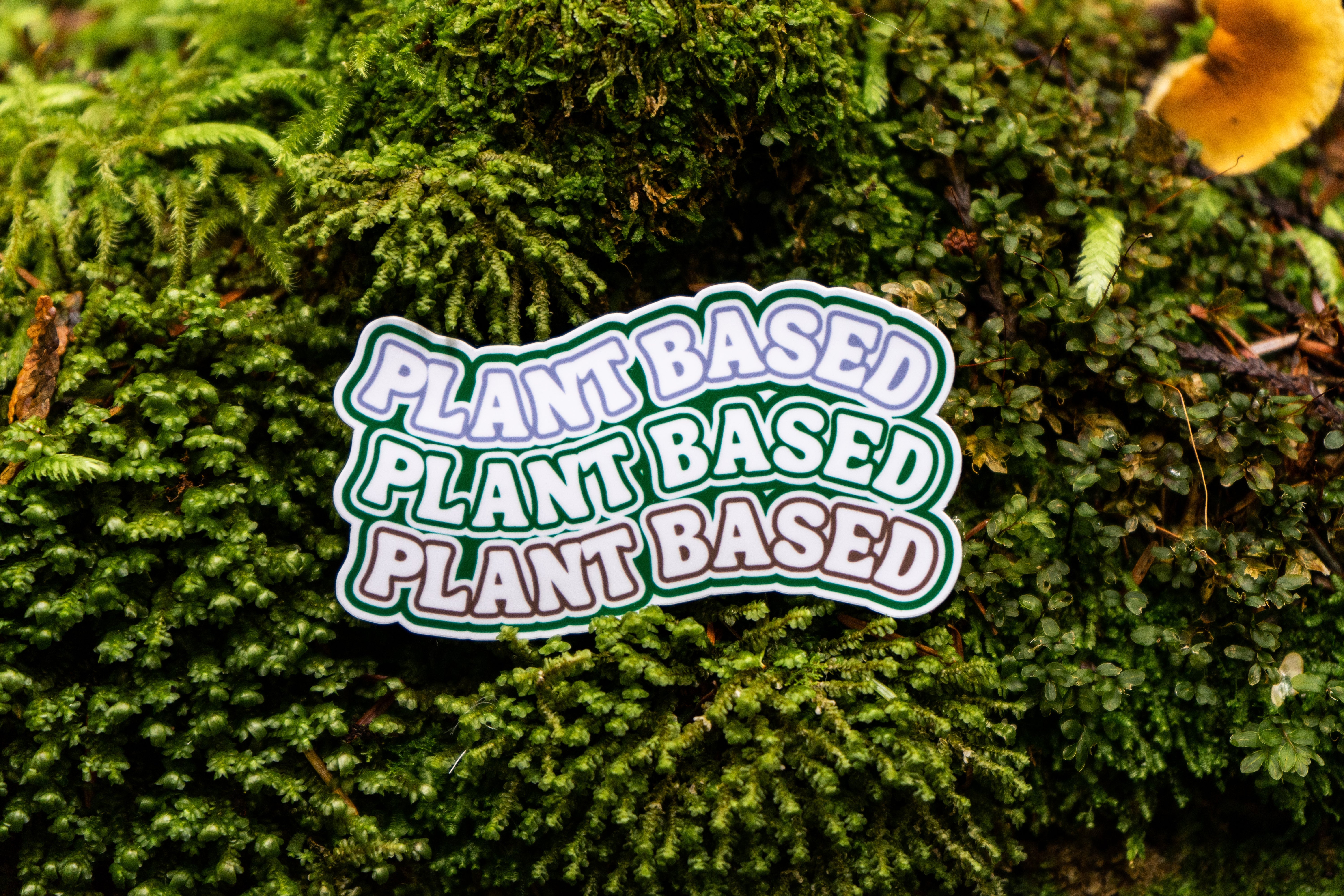 Wavy Plant-Based Vegan Sticker