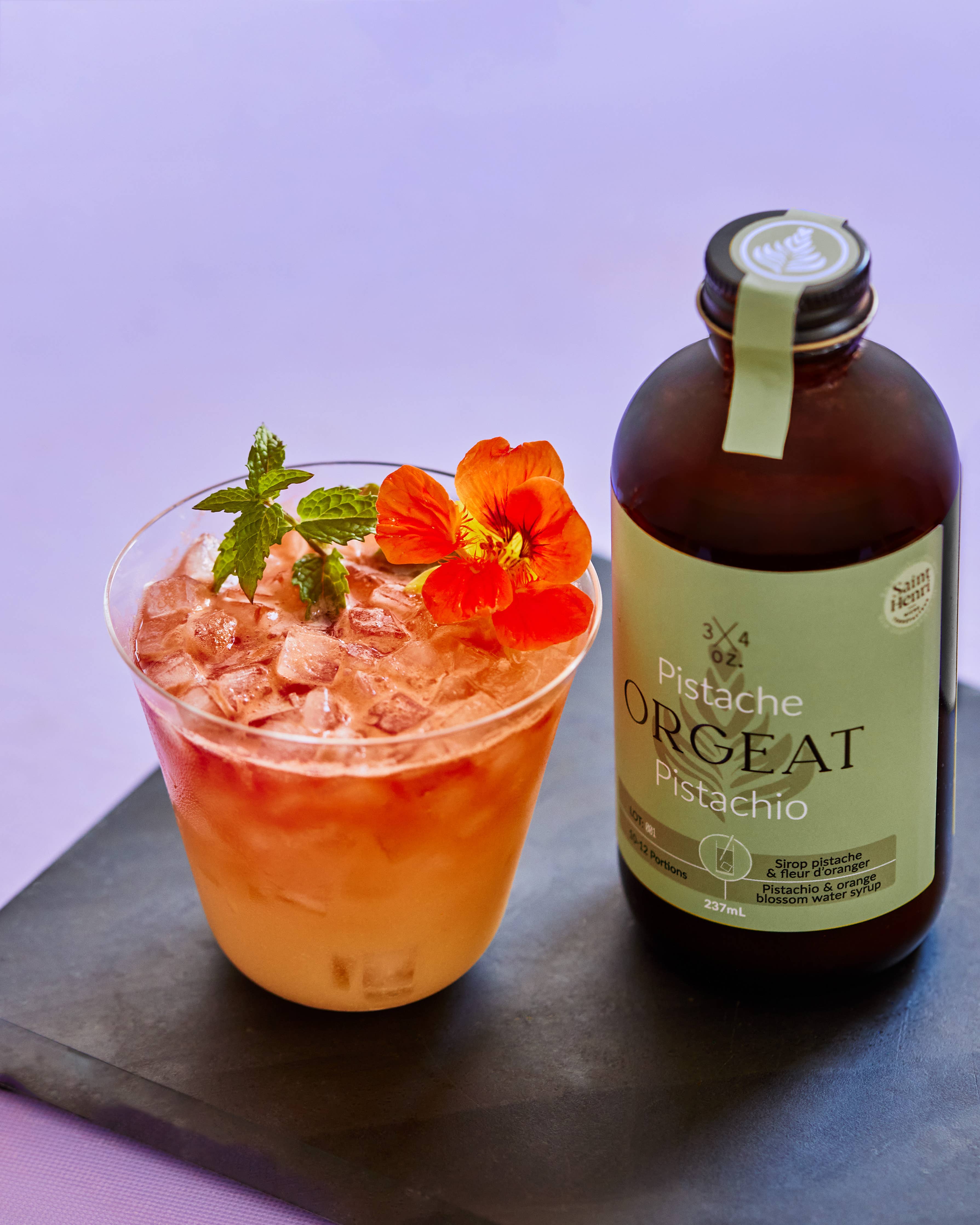 Pistachio Orgeat Syrup