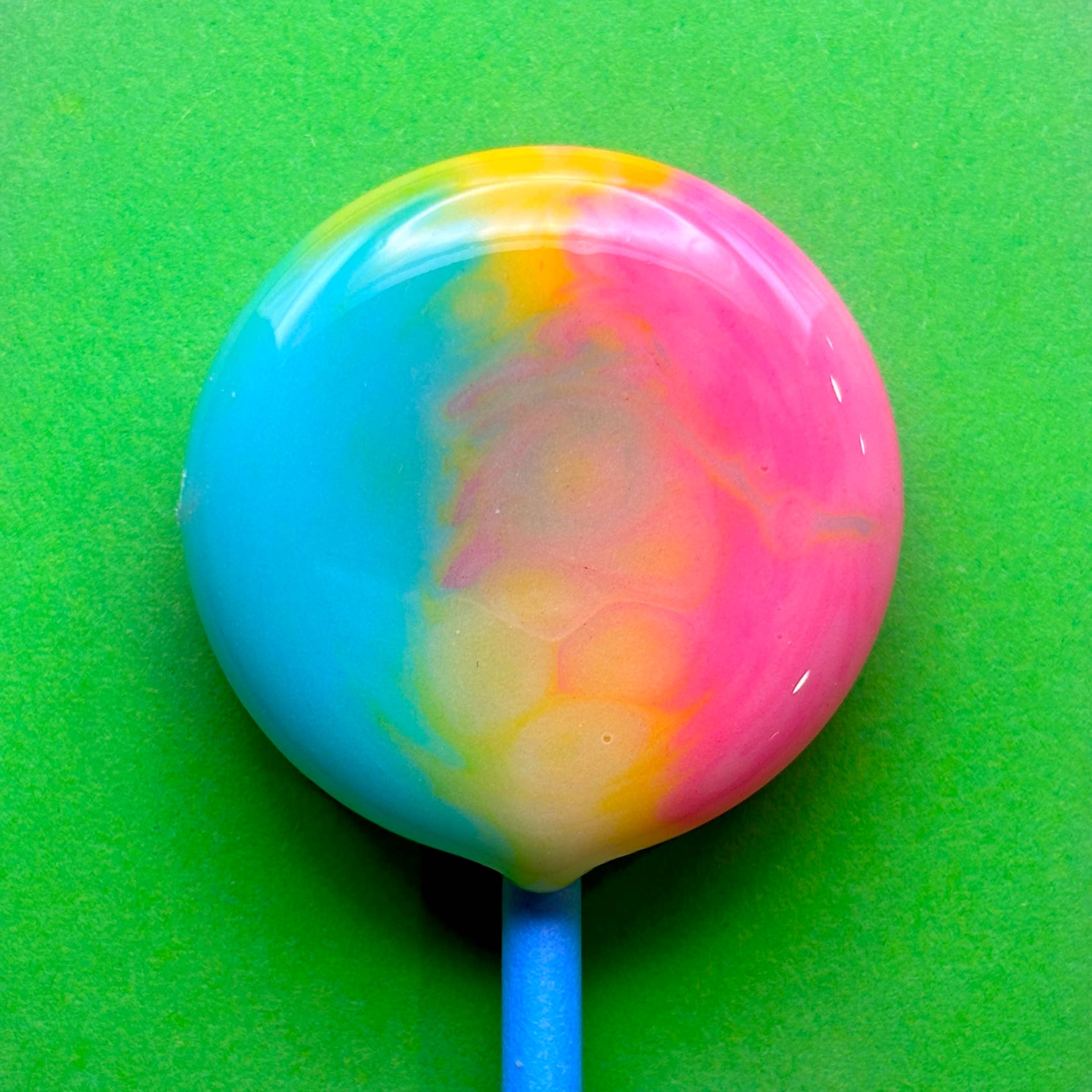 Mini Handcrafted Rainbow Lollipops