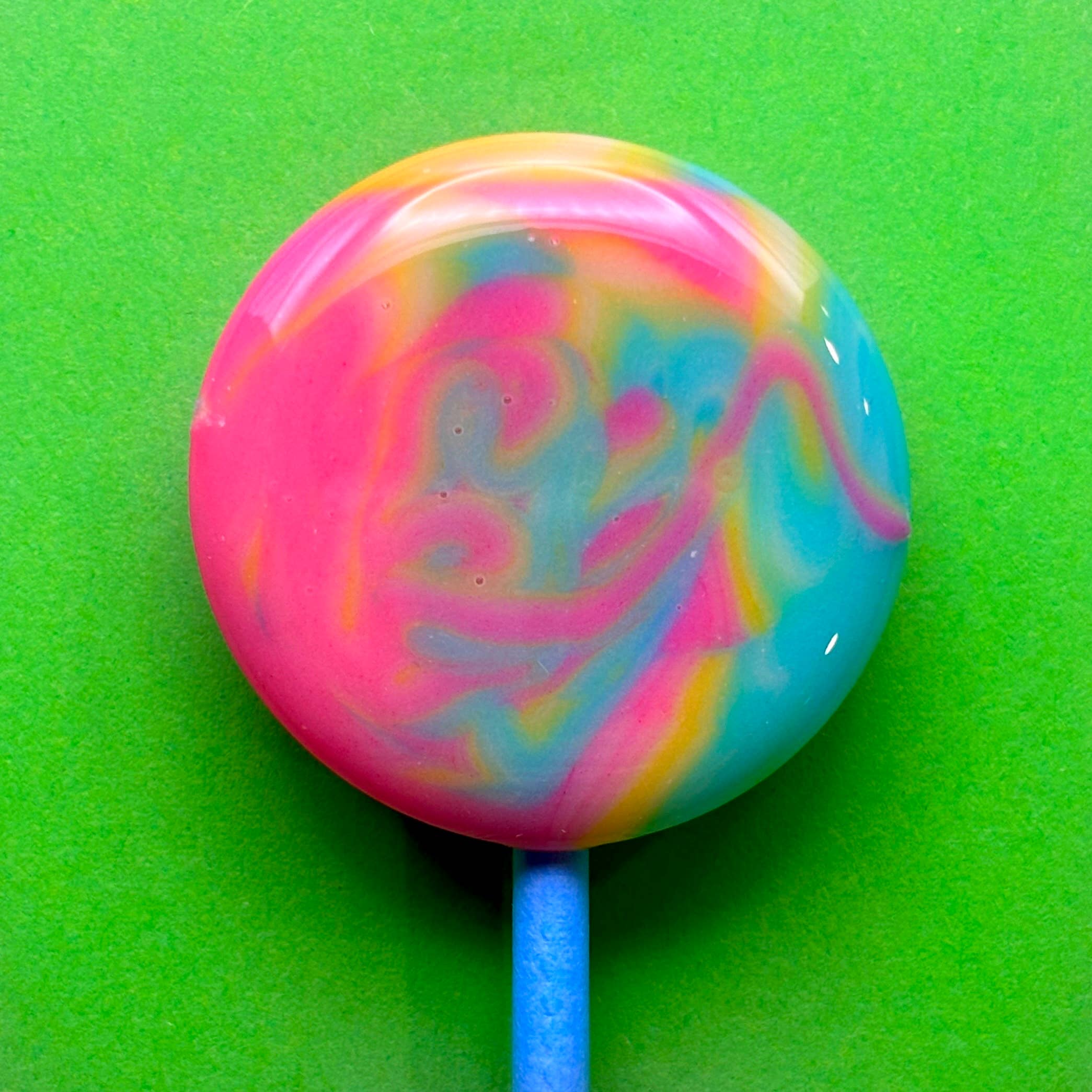 Mini Handcrafted Rainbow Lollipops