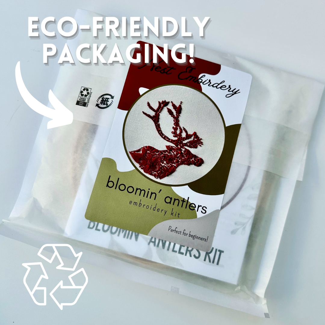 Bloomin' Antlers Embroidery Kit