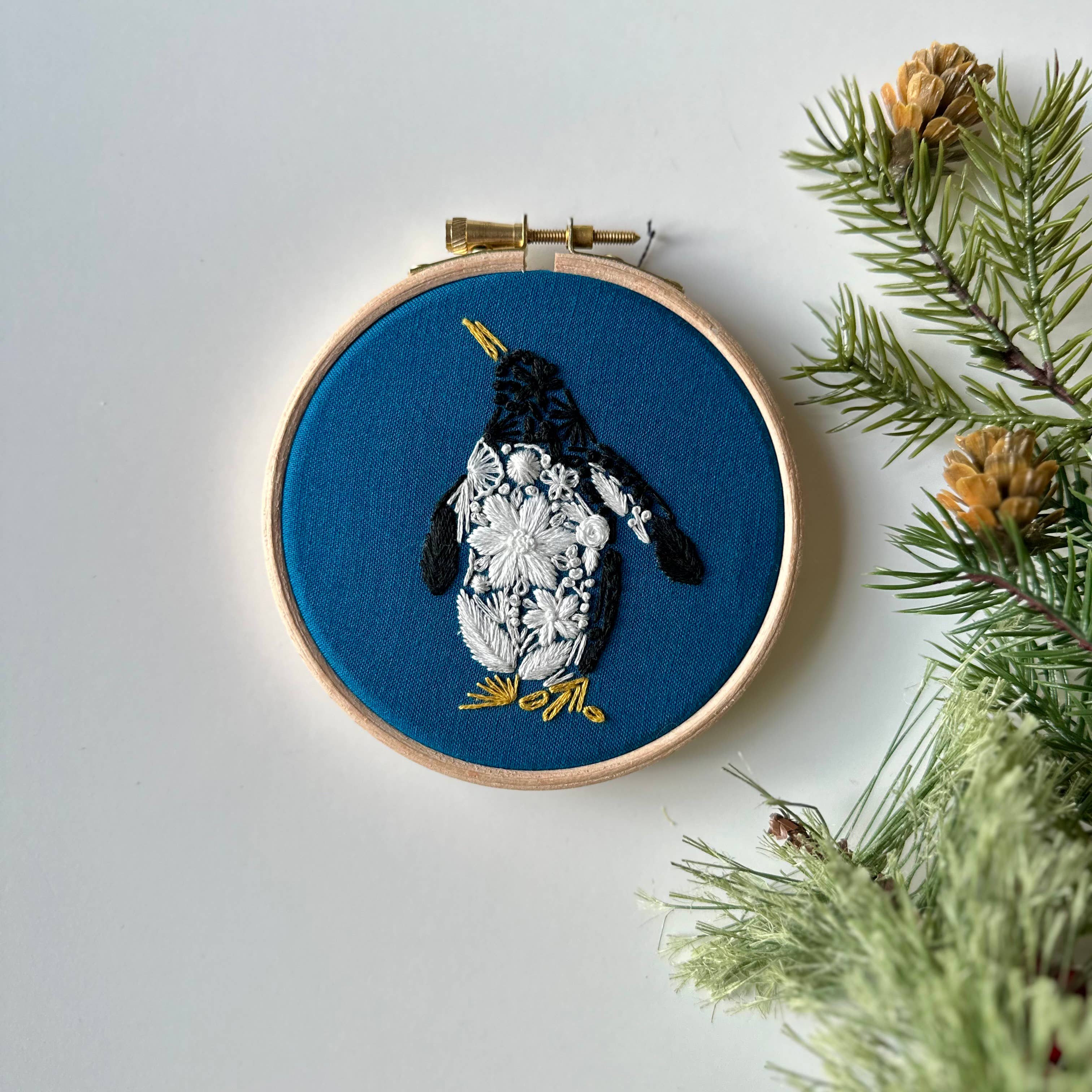 Penguin Pal Mini Embroidery Kit