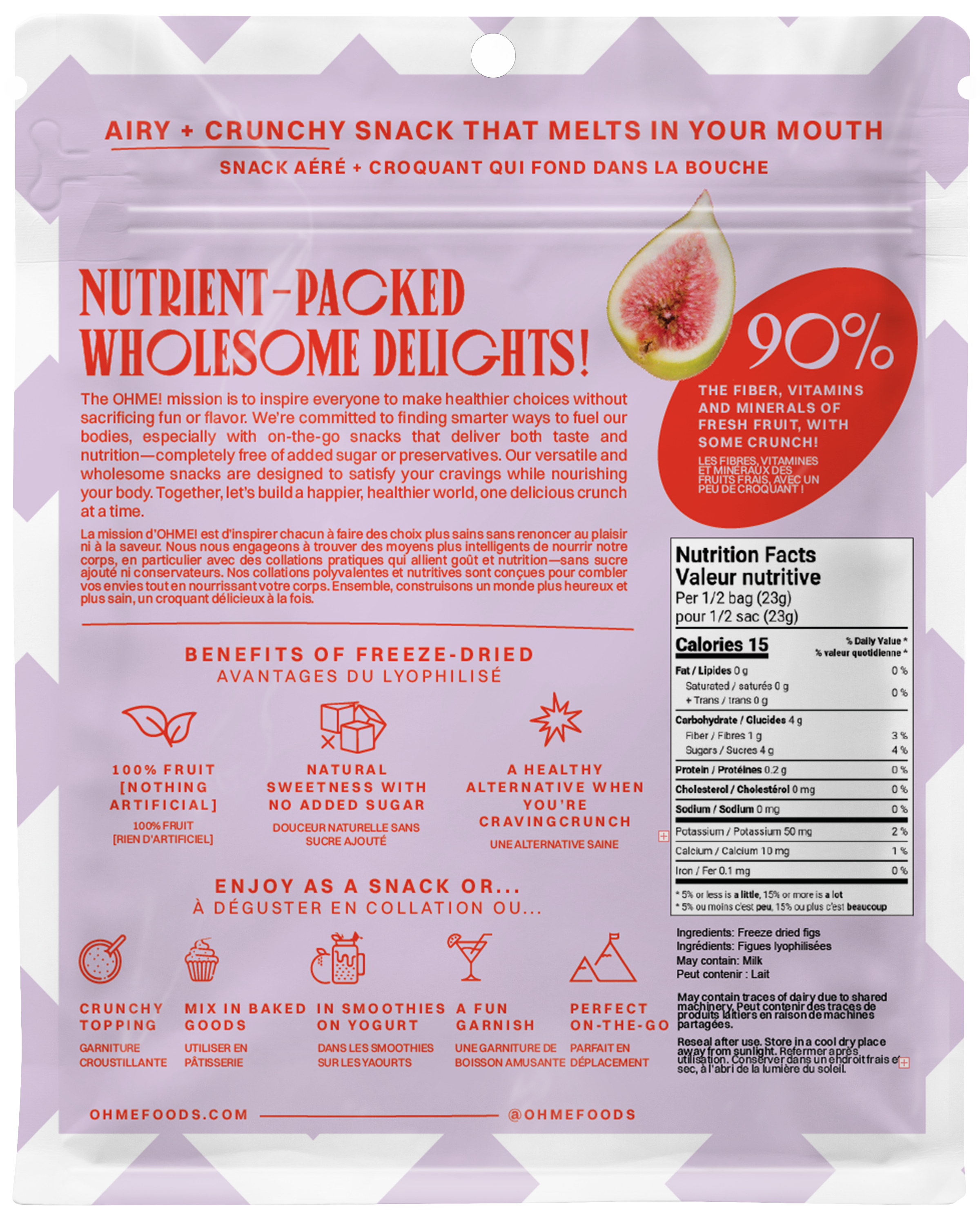 Freeze-Dried Figs Halves