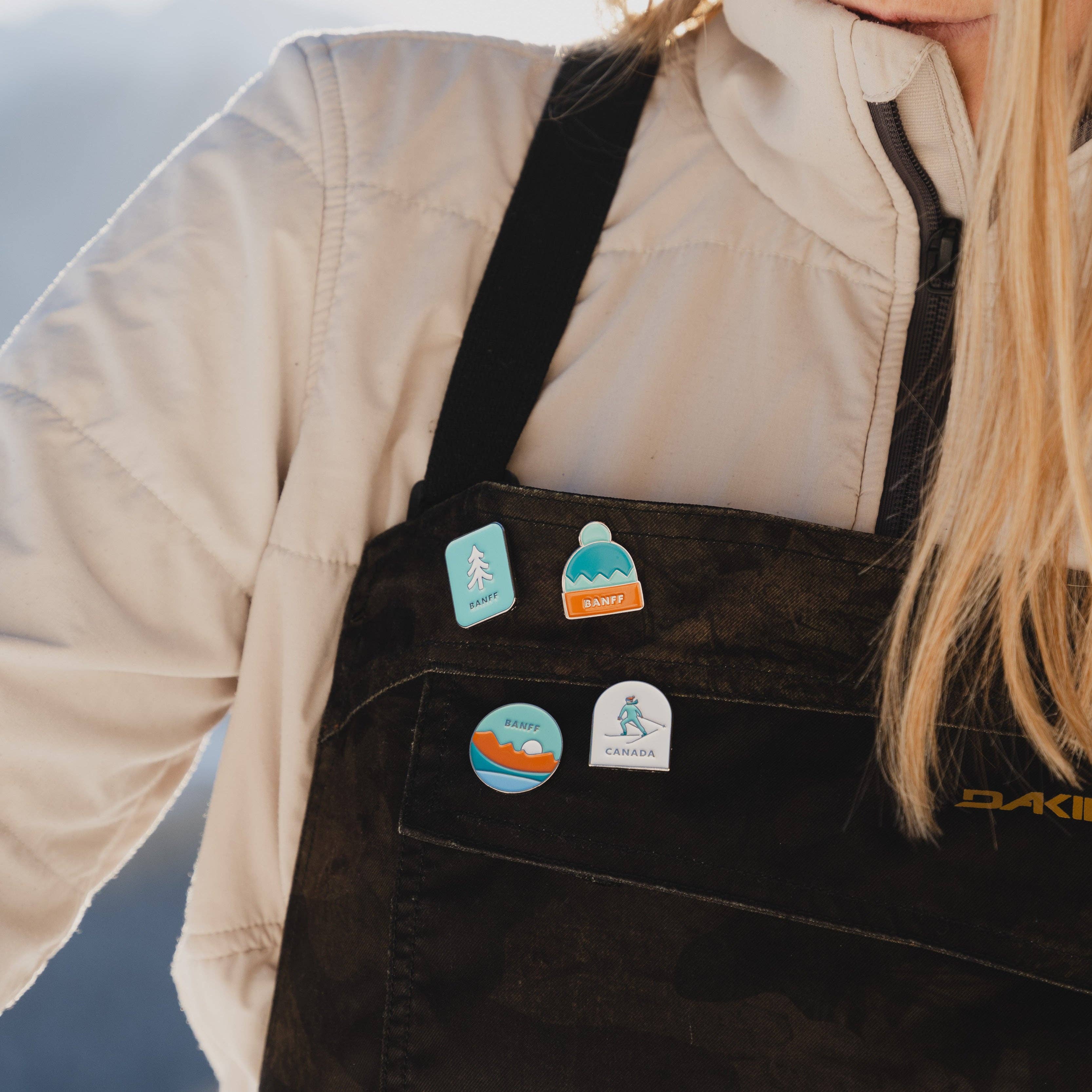 Canada Biker Enamel Pin