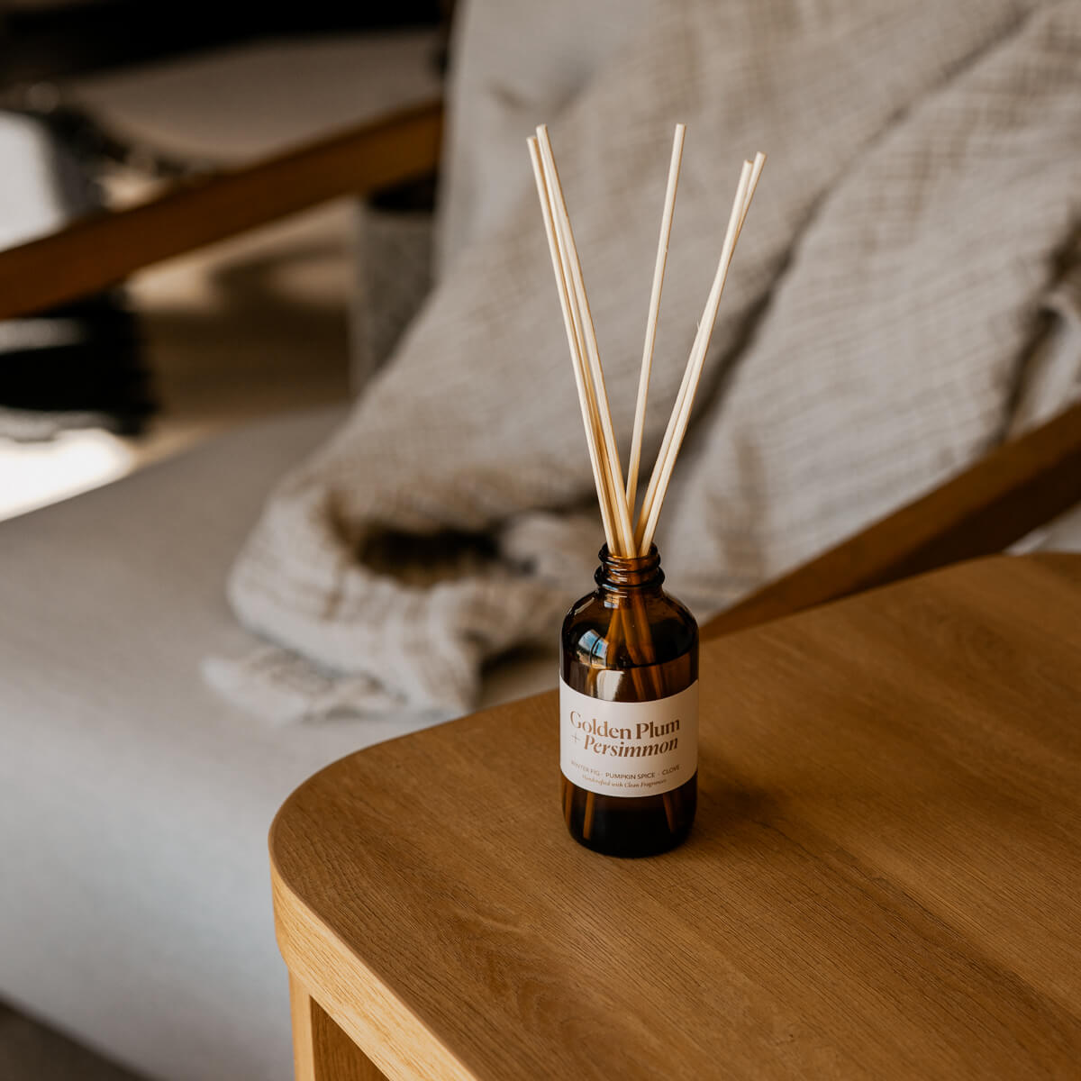 Golden Plum + Persimmon Reed Diffuser