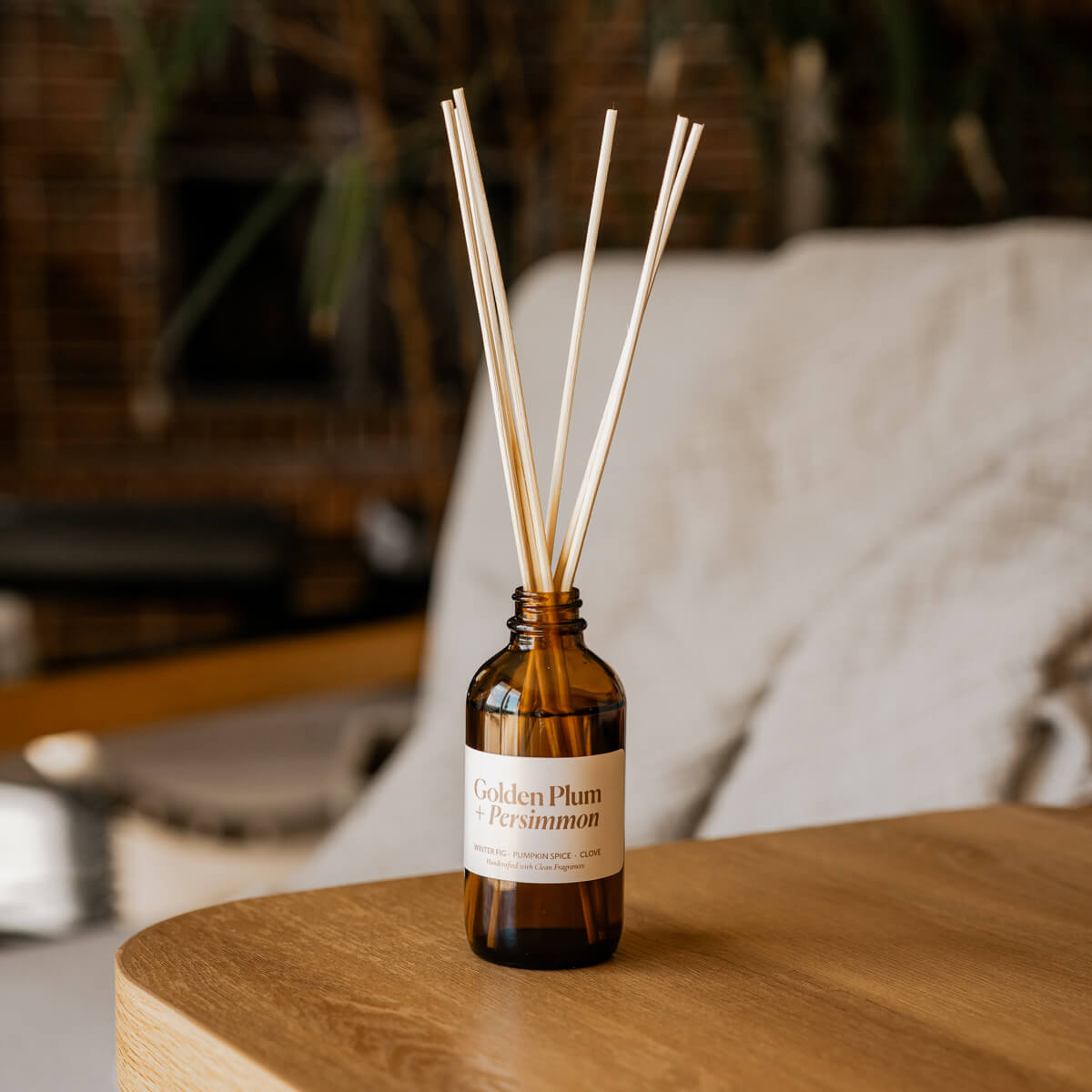 Golden Plum + Persimmon Reed Diffuser