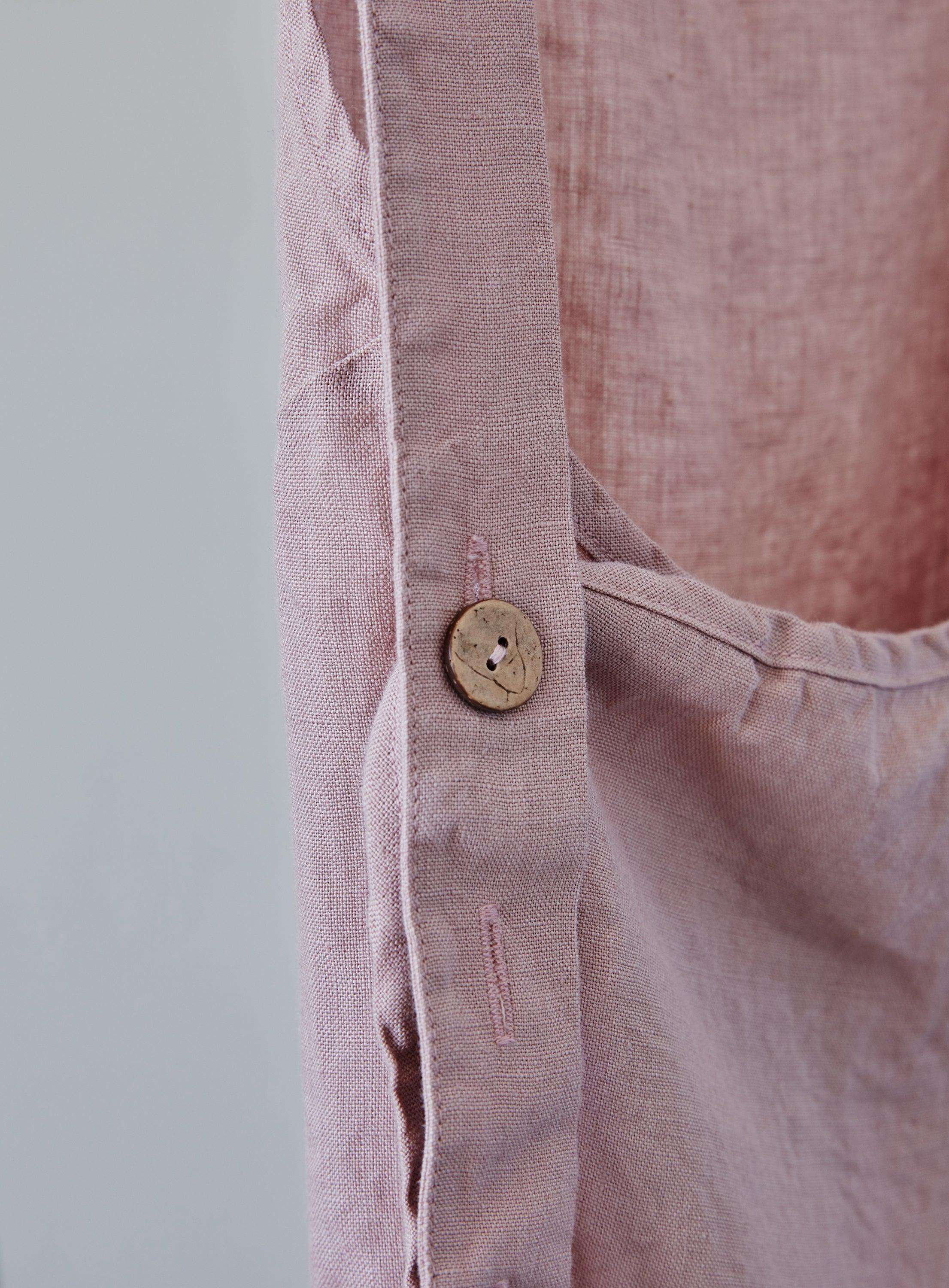 Linen Apron - Dusty pink
