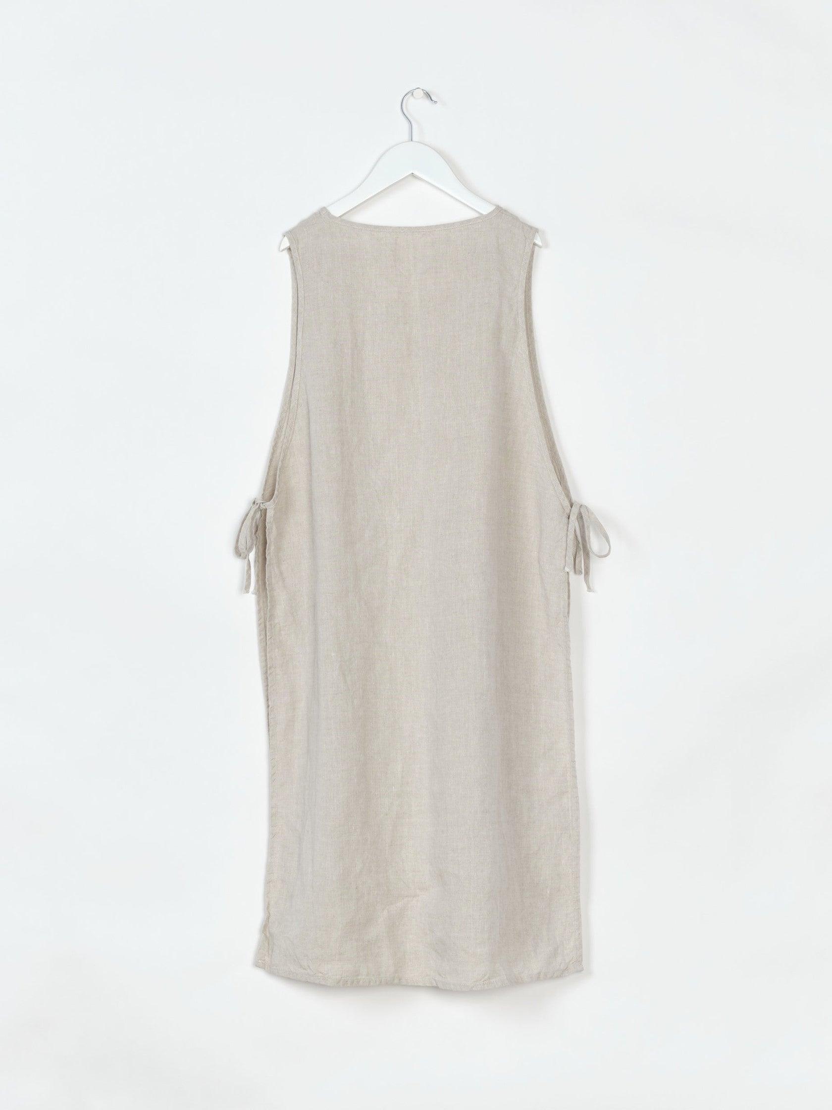 Linen Gardener Apron - Oatmeal