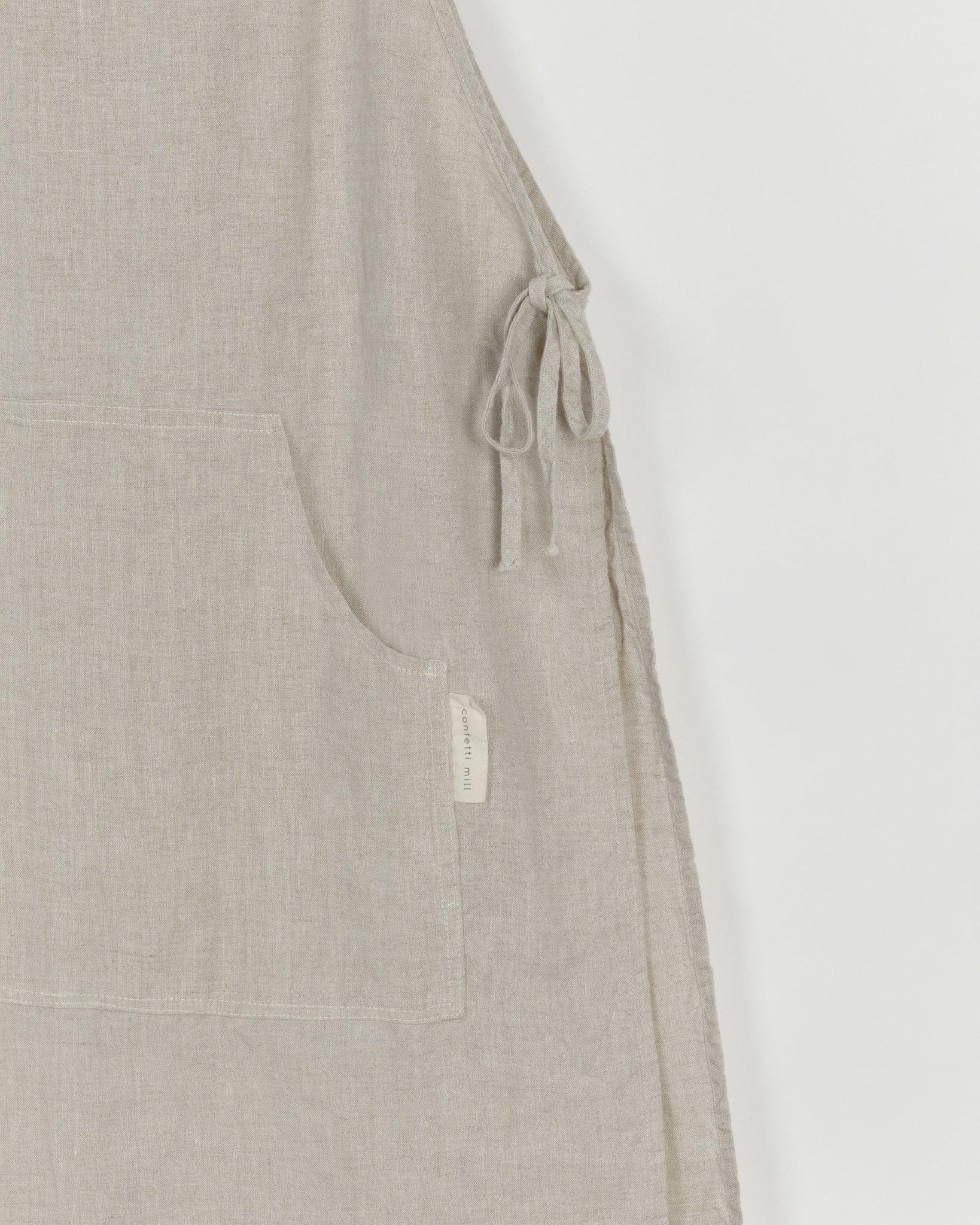 Linen Gardener Apron - Oatmeal