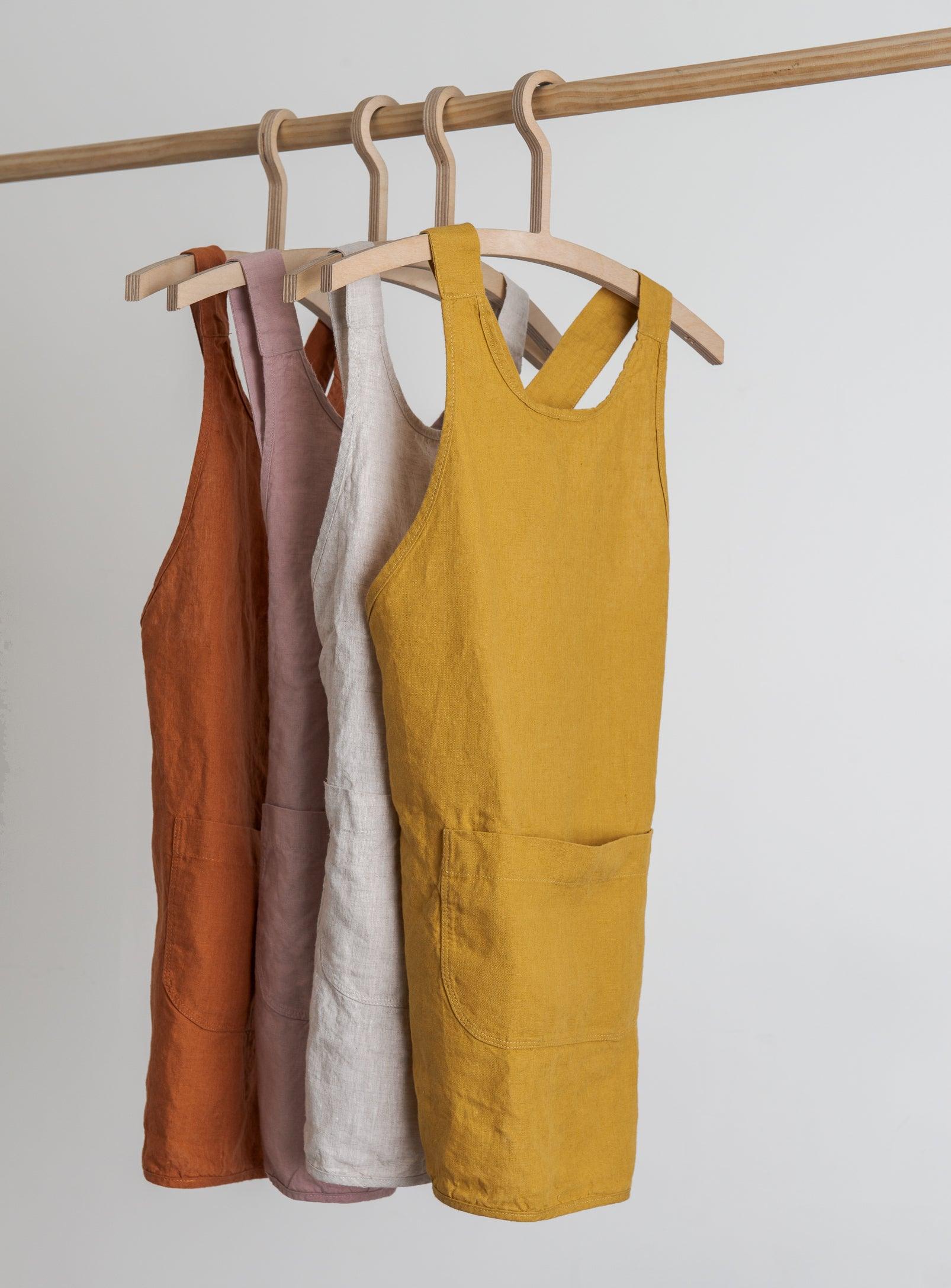 Linen Kids Apron - different colours available