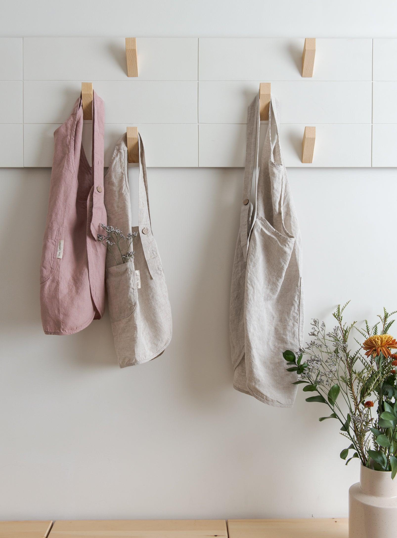 Linen Kids Apron - different colours available