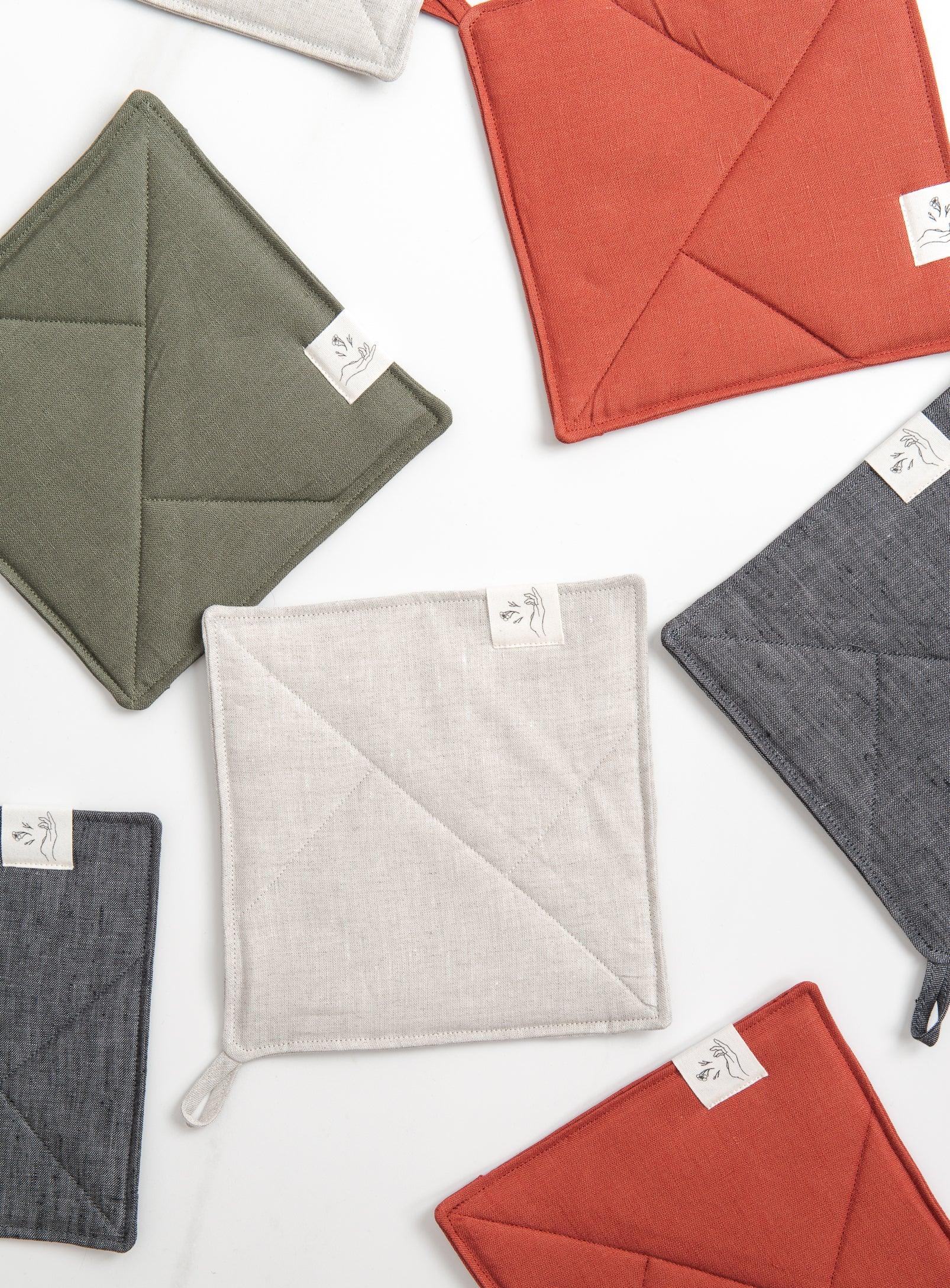 Linen Pot Holder (different colors available)