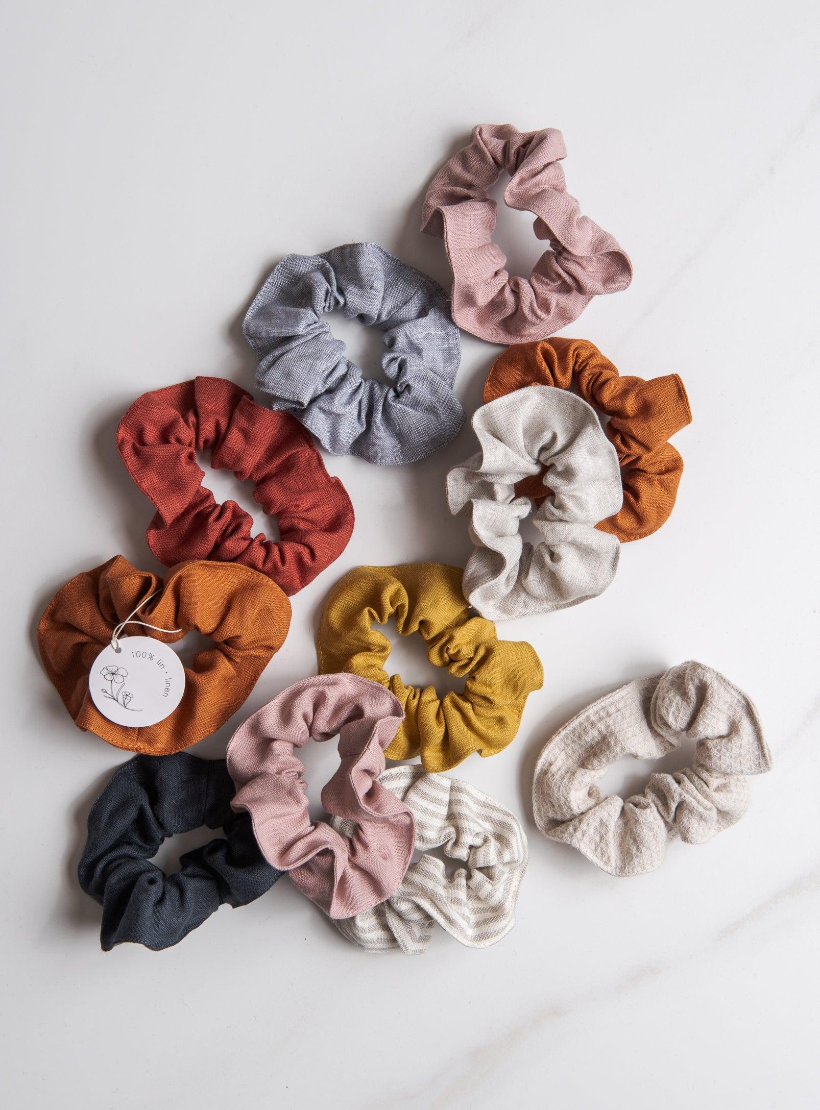 Linen Scrunchies